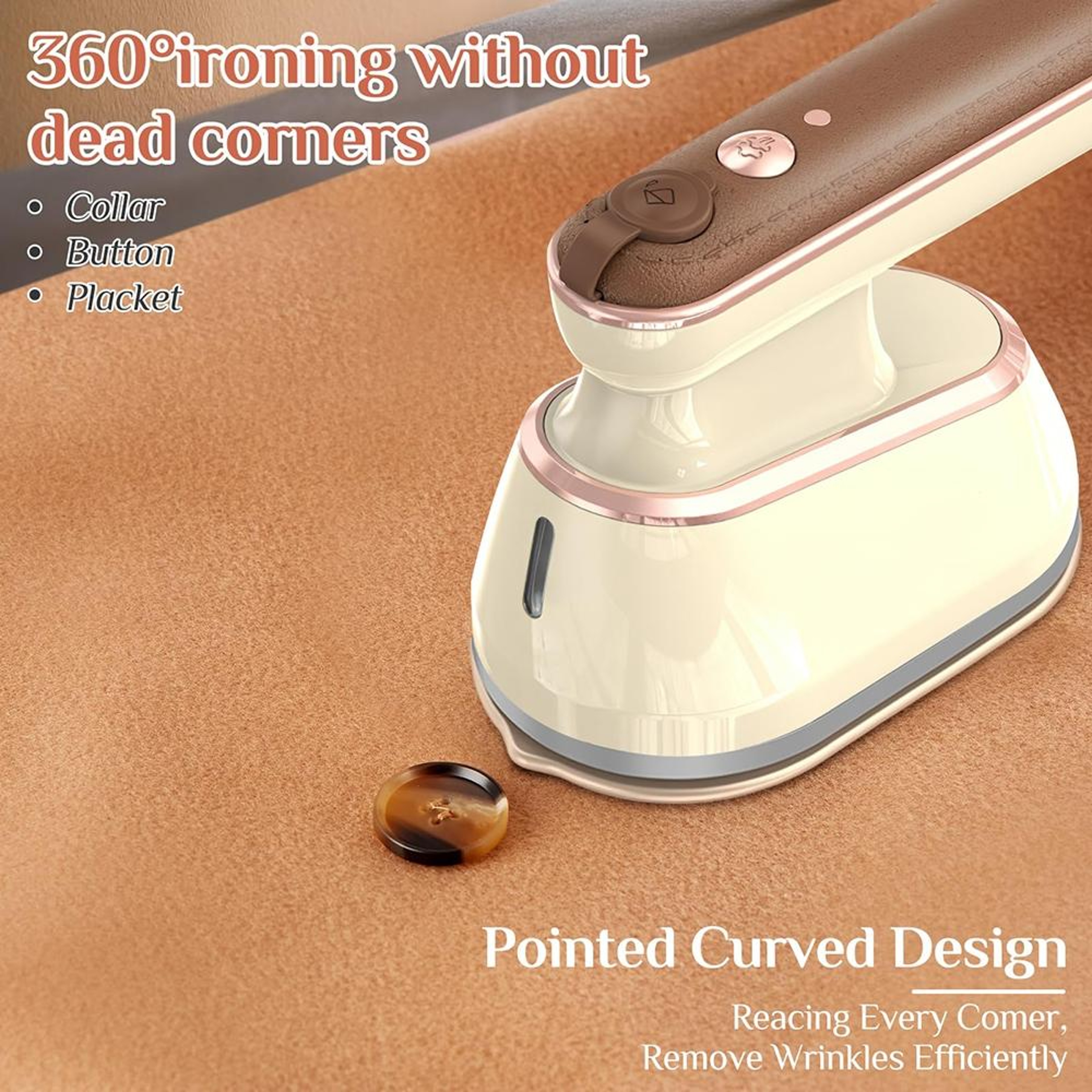 2in1 Steam Iron Portable Handheld Garment Steamer For Wet  Dry Wrinkle Removal 6