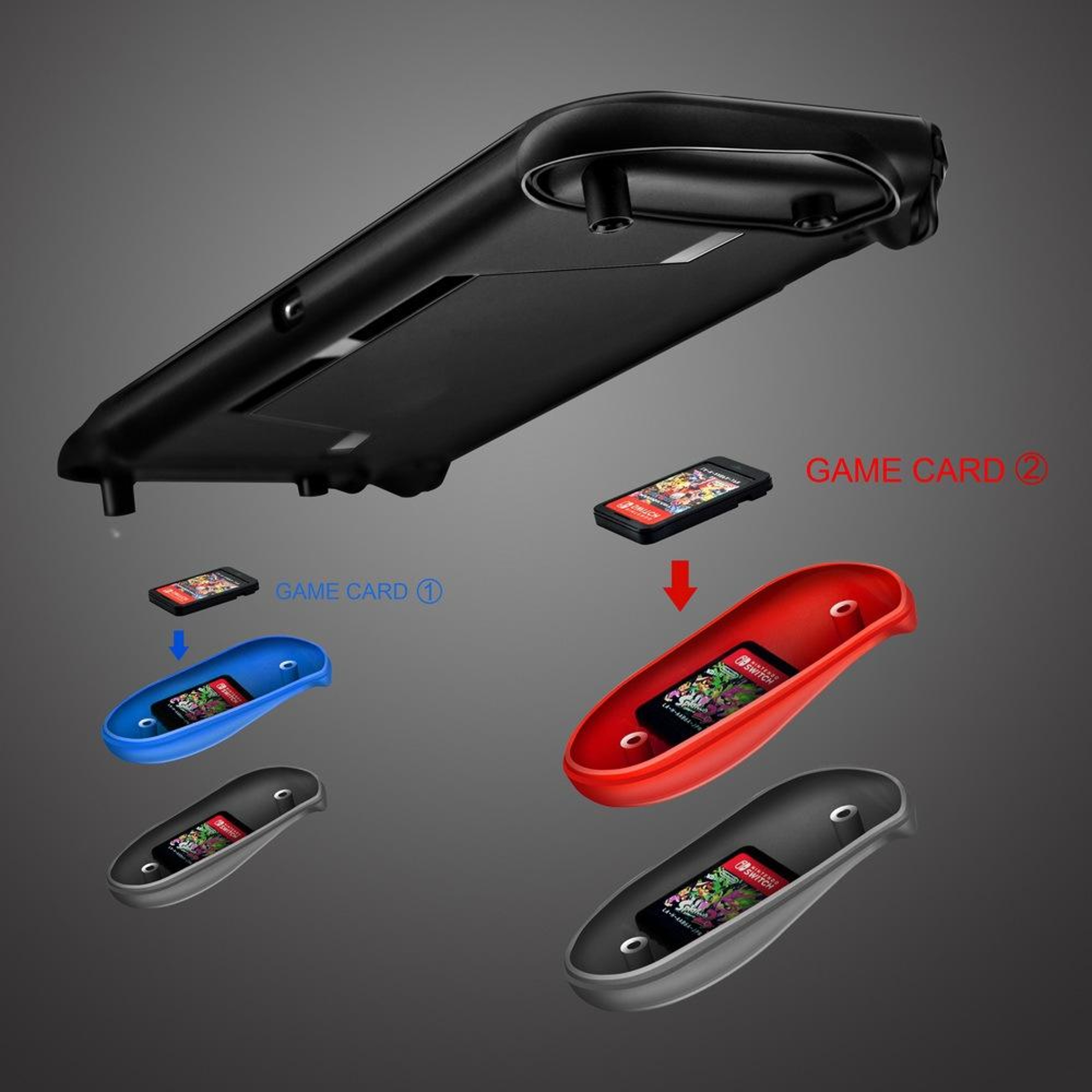 Ergonomic Nintendo Switch Protective Case With Grip Handle And Game Card Slot 13