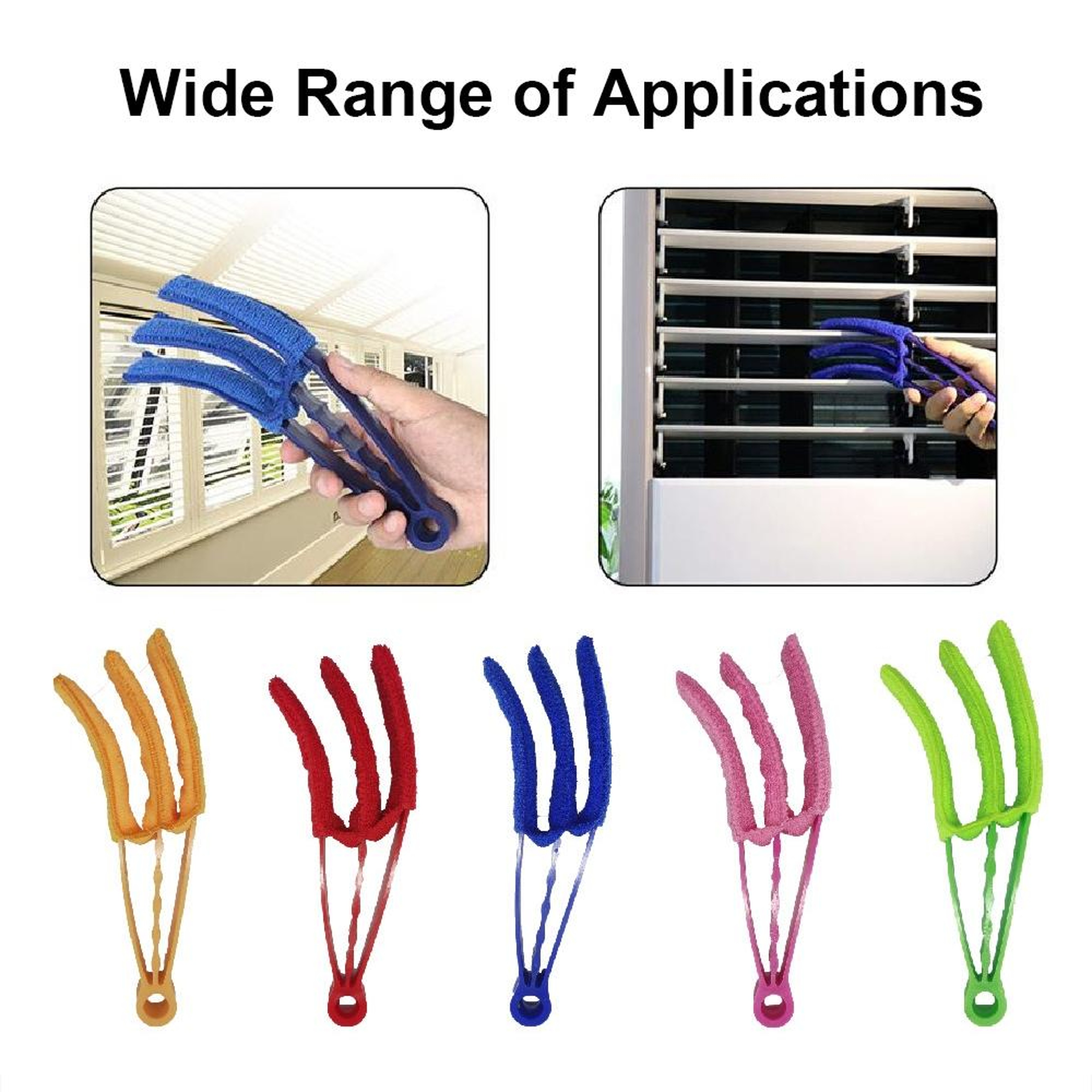 Multifunctional Car Air Vent Cleaning Brush Microfiber Duster For Auto AC Blinds  Tight Spaces 3