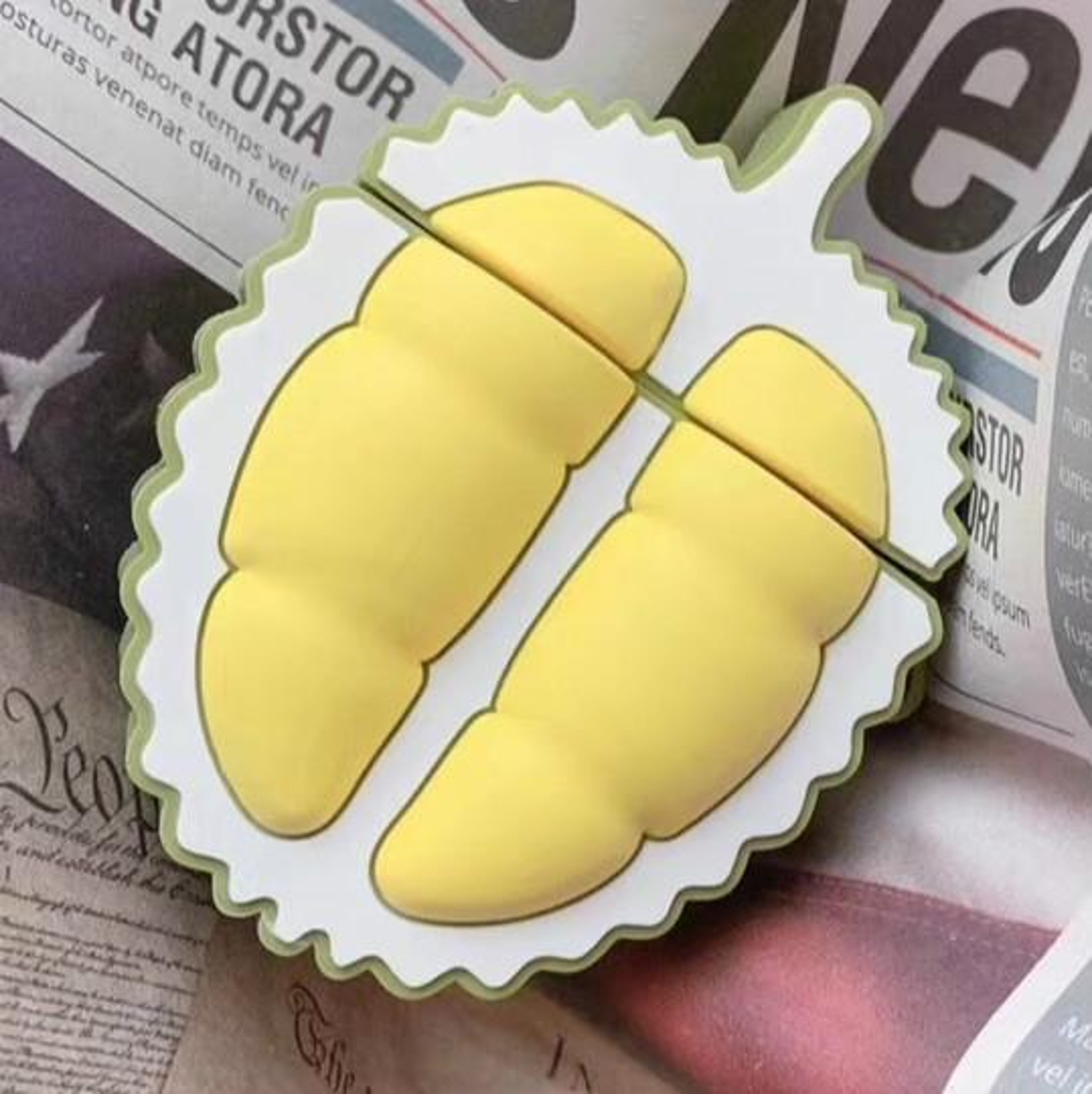 Cute Durian AirPods Case Fruit Protective Cover – view 2