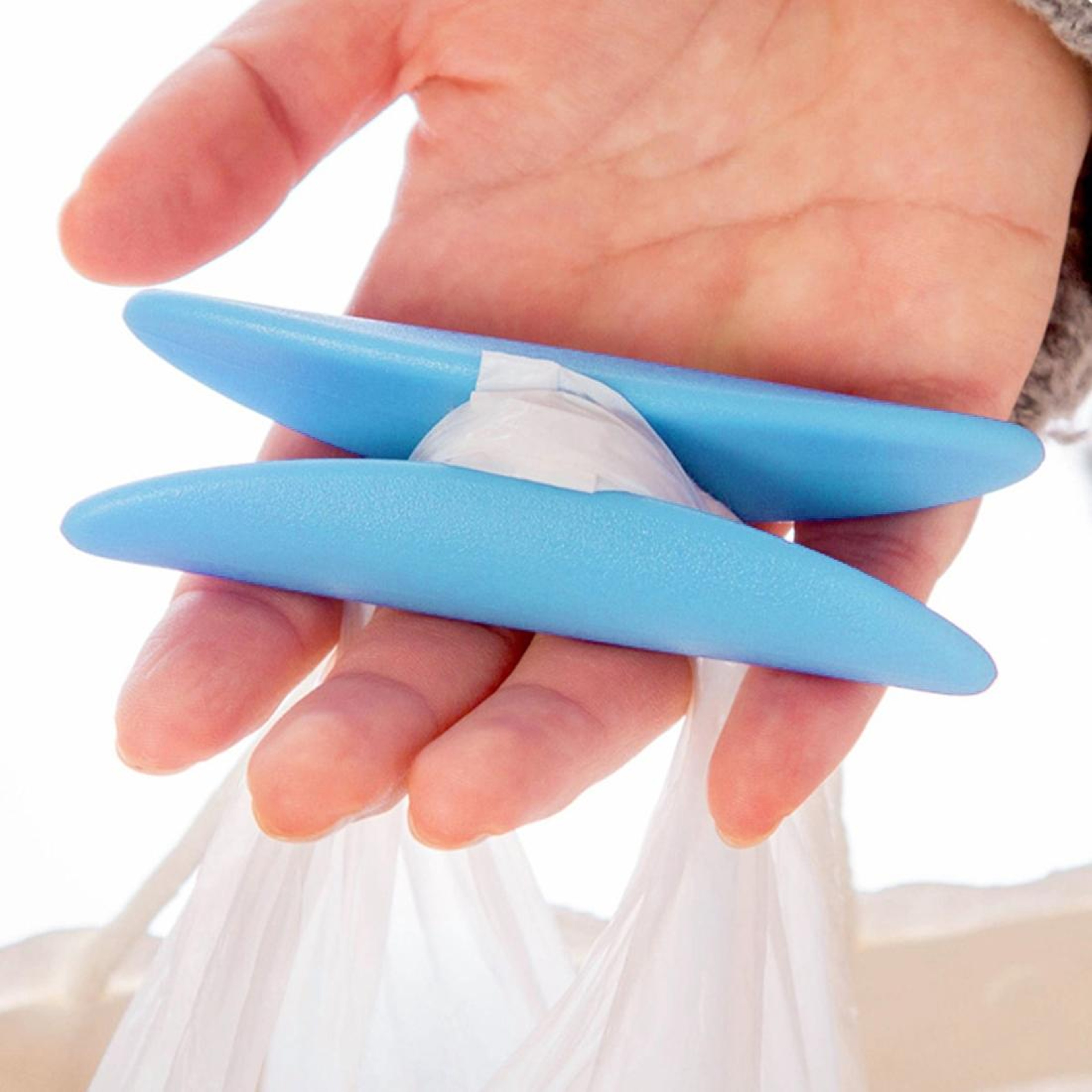 ErgoGrip Bag Carrier Handle Lightweight Plastic Bag Holder for Easy Shopping Carry – view 1