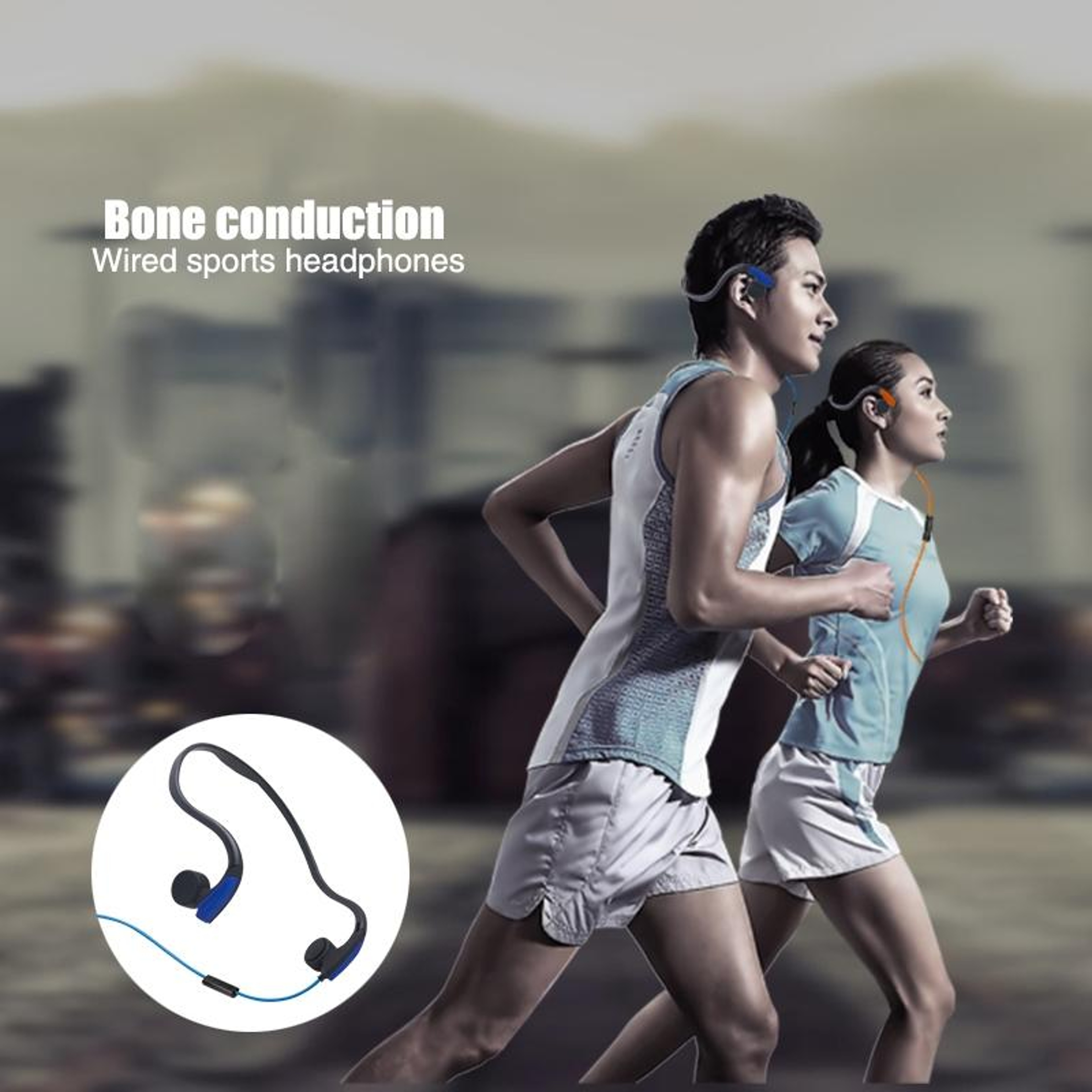 Wireless Bone Conduction Headphones With Rear Hook Design For Sports Running Calls 8