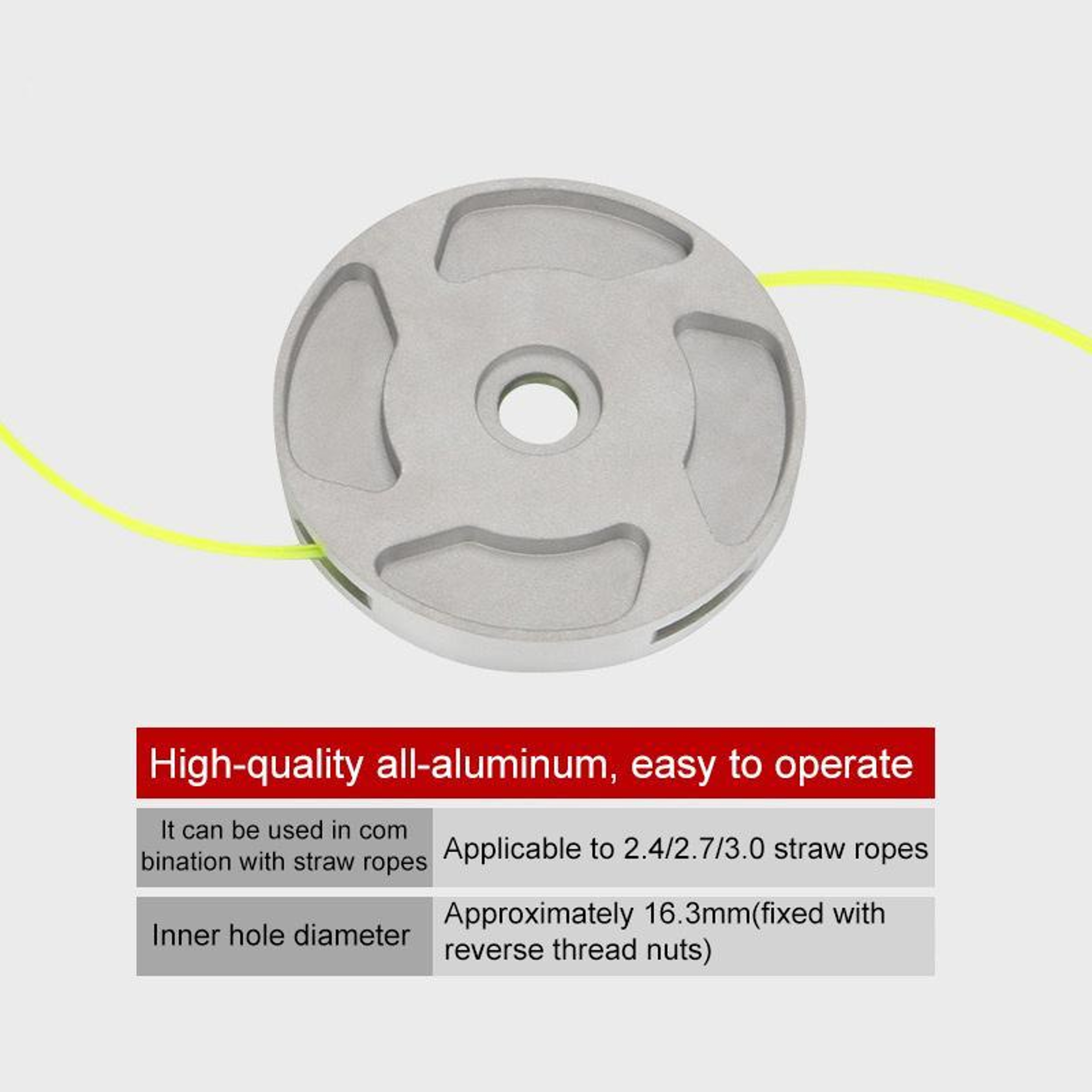 Universal Aluminum Grass Trimmer Head Replacement with Cables for Lawn Mowers – view 5