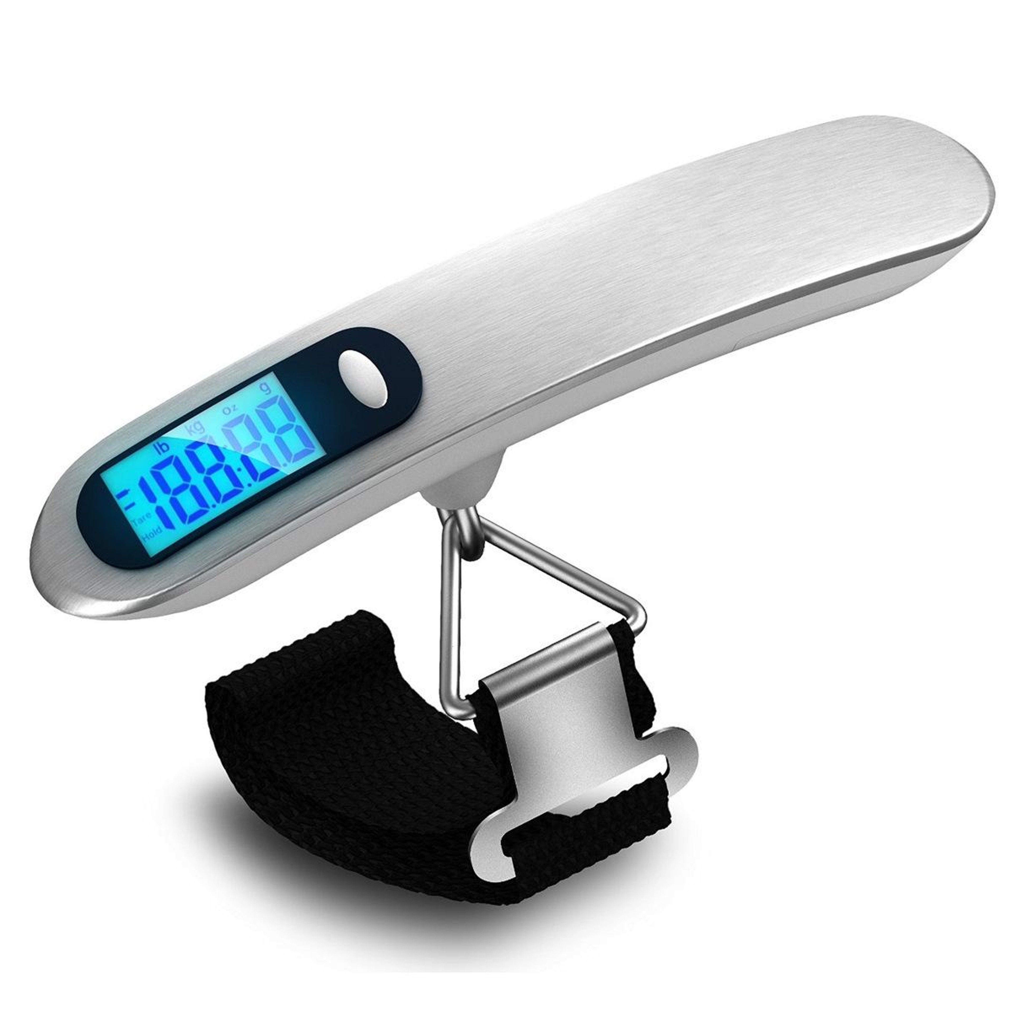 Digital Luggage Scale Portable Travel Weight Checker With LCD Display Stainless Steel Hook 1