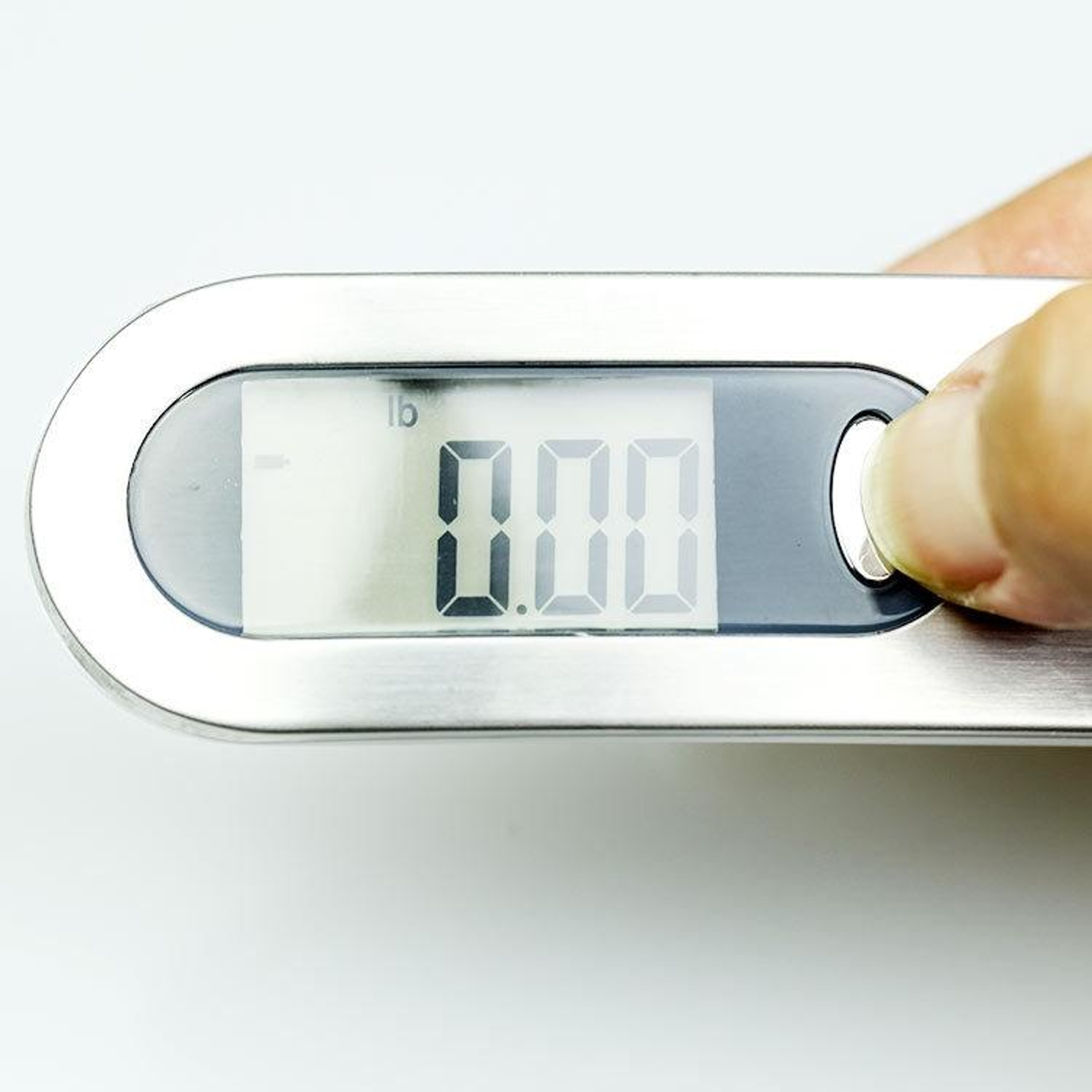 Digital Luggage Scale Portable Travel Weight Checker With LCD Display Stainless Steel Hook 2