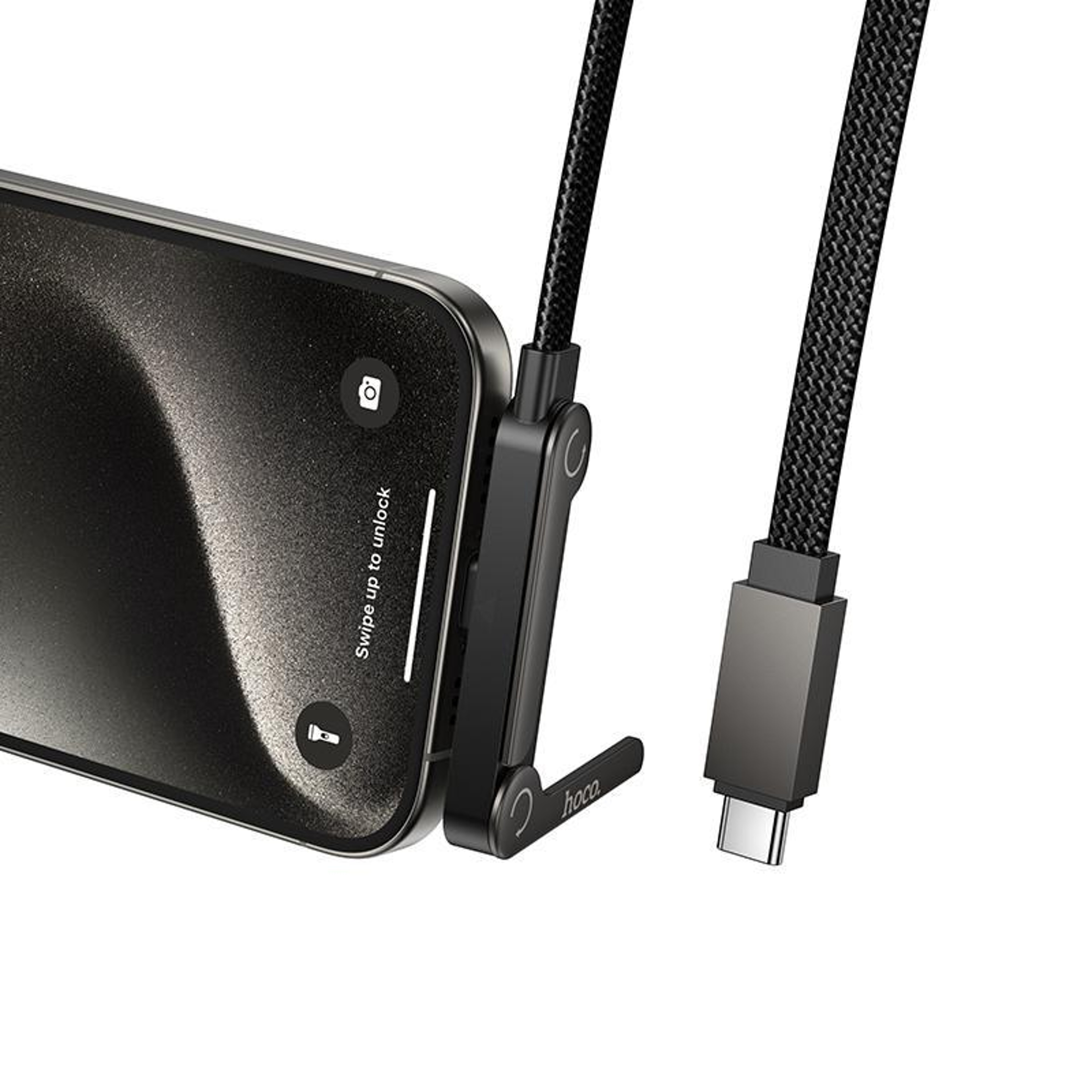 60W Fast Charging USB C To USB C Cable With Stand For Phones  Laptops 1