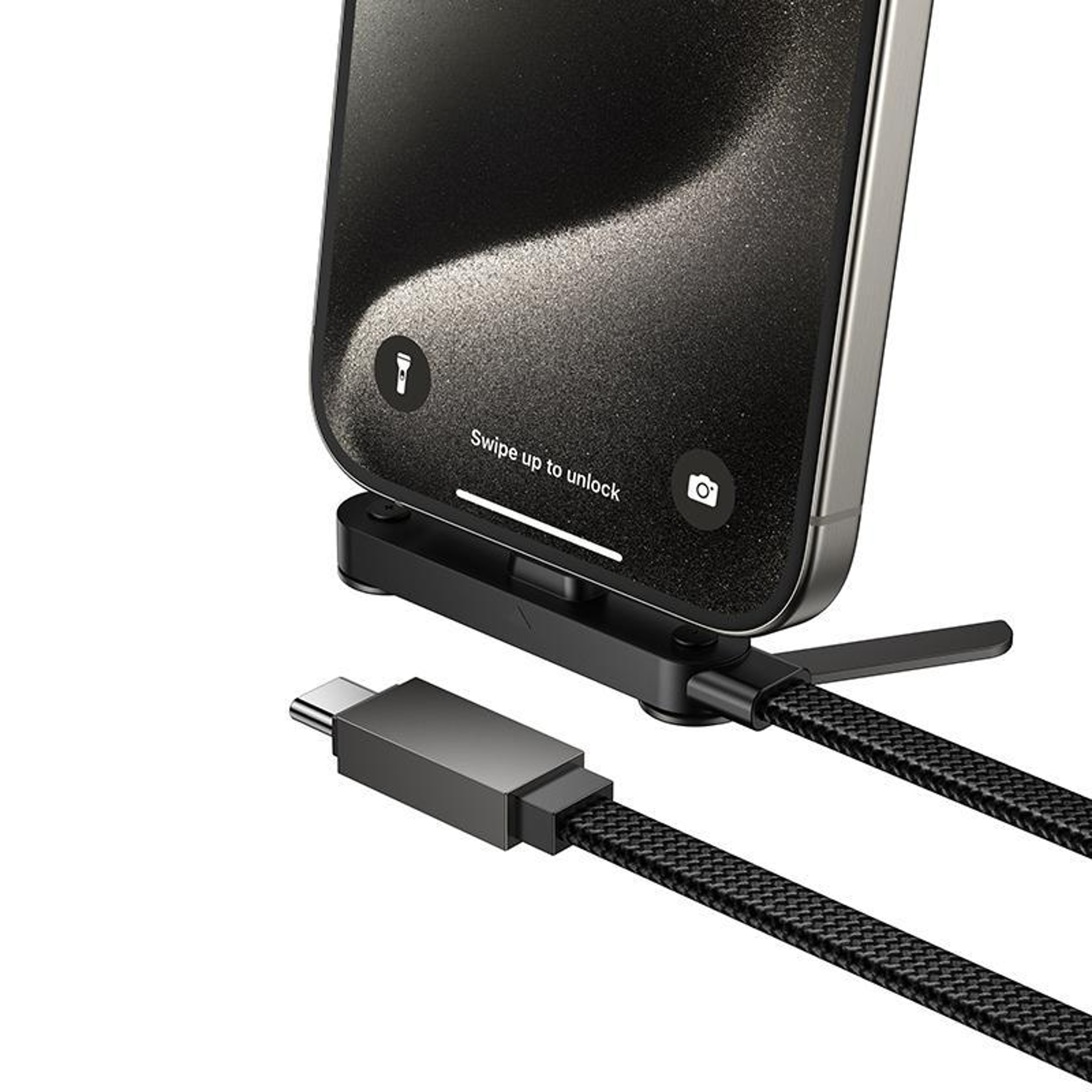 60W Fast Charging USB C To USB C Cable With Stand For Phones  Laptops 4
