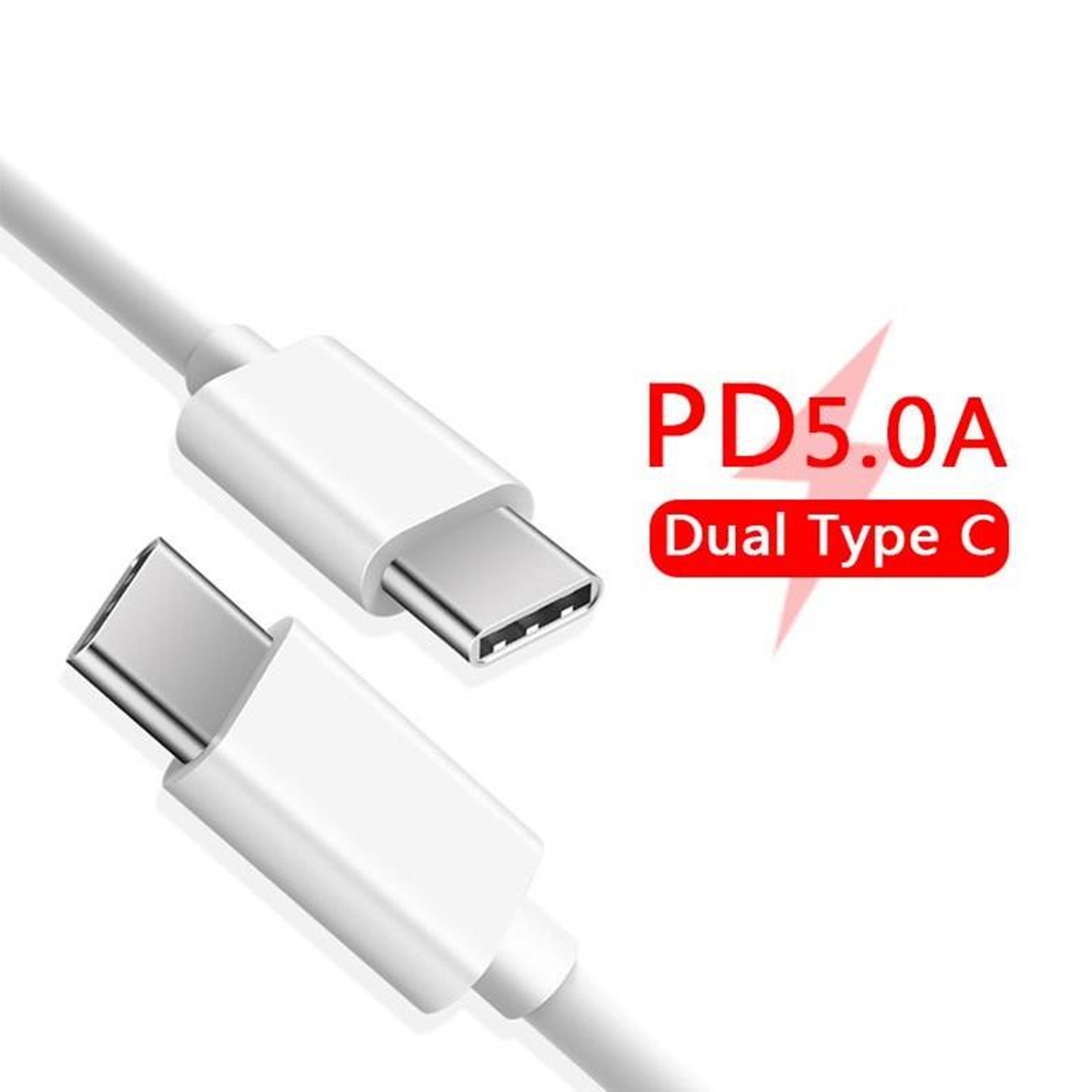120W USB C Fast Charging Cable Type C To Type C Data  Power Cord 1