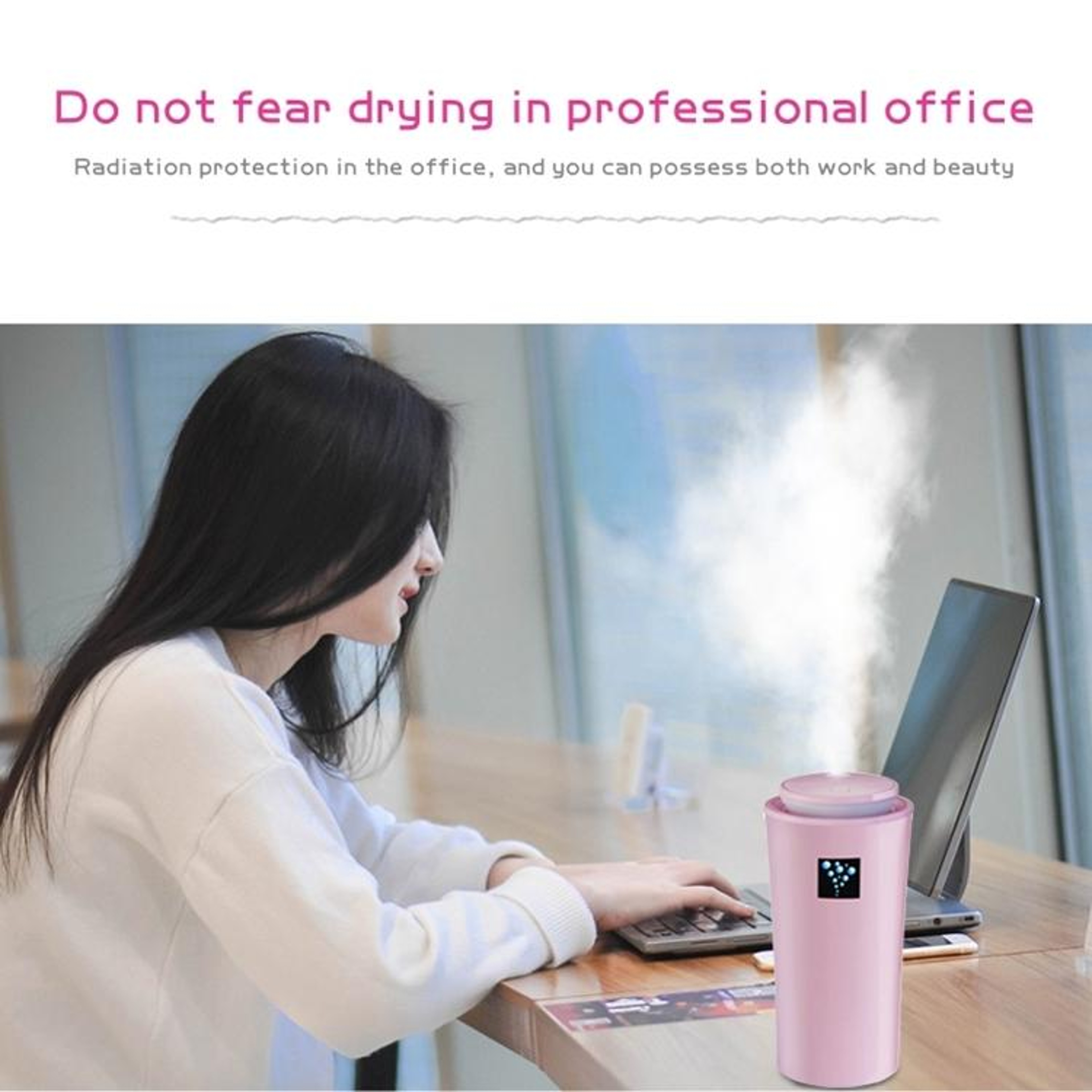 Portable Mini Humidifier With LED Night Light LeakProof USB Air Humidifier For Home  Car 1