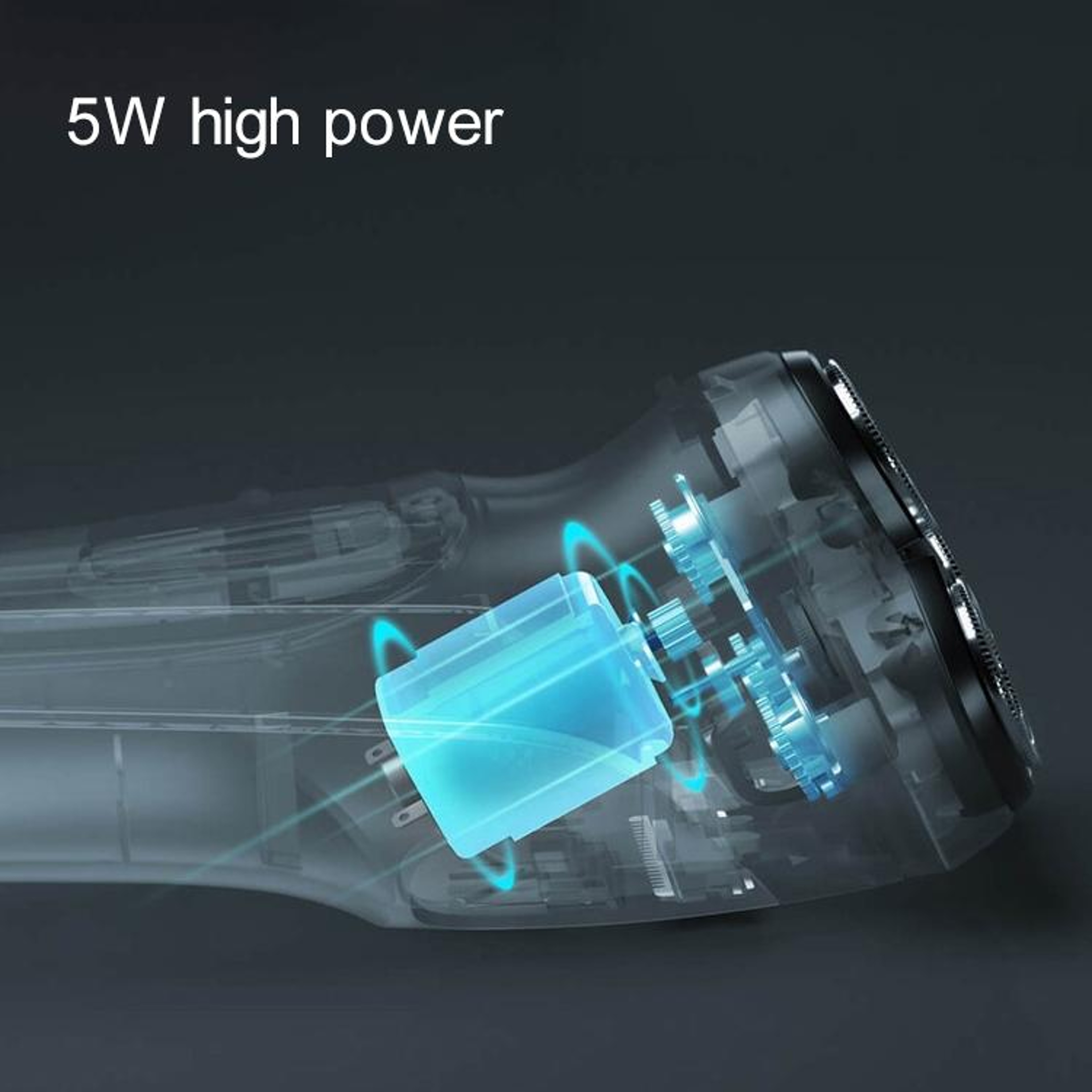 Waterproof Rotary Electric Shaver For Men 5