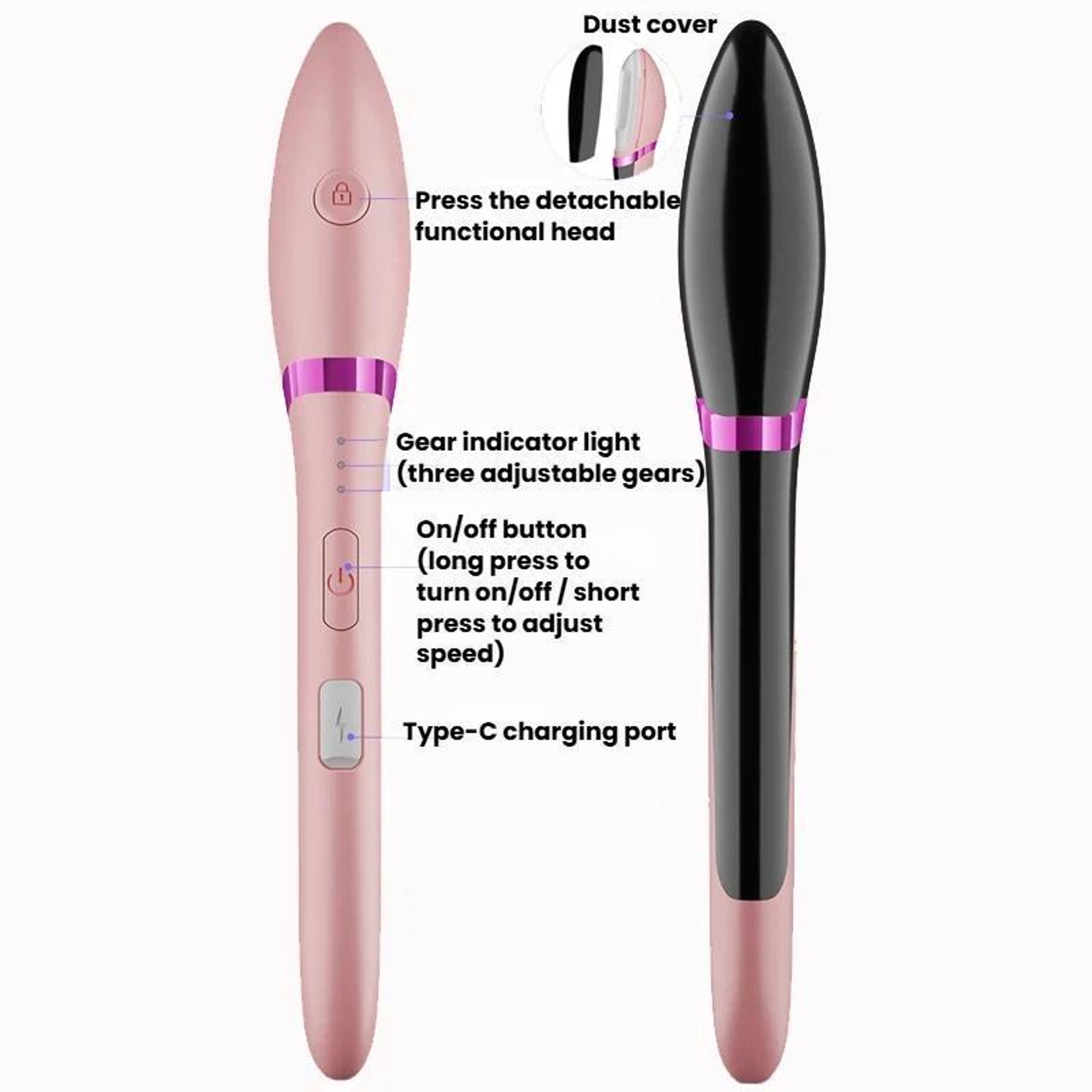 LED Eyebrow Trimmer  Facial Hair Remover For Women 1