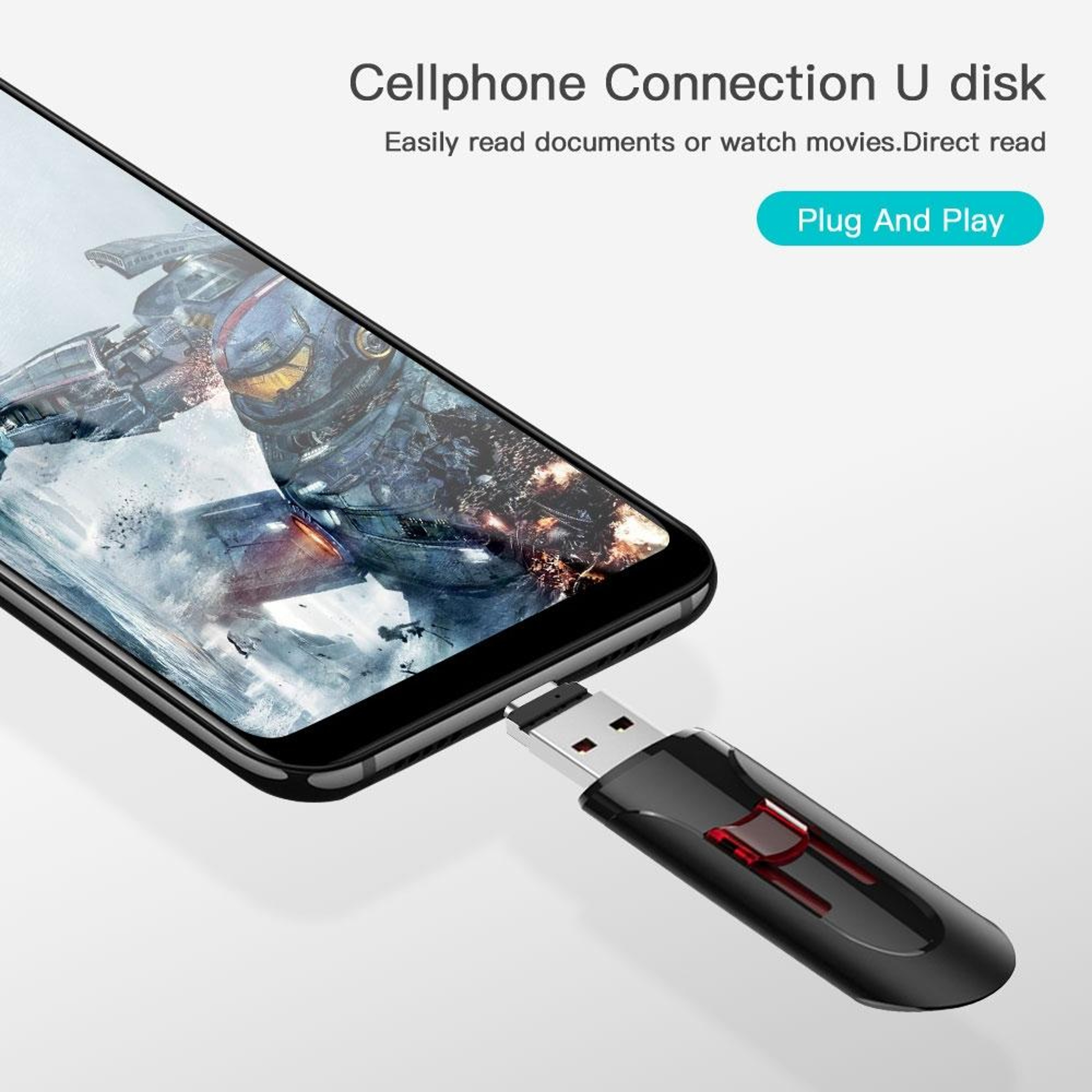 USB C OTG Adapter Mini Aluminum Type C To USB Female Connector For Android Data Transfer 4