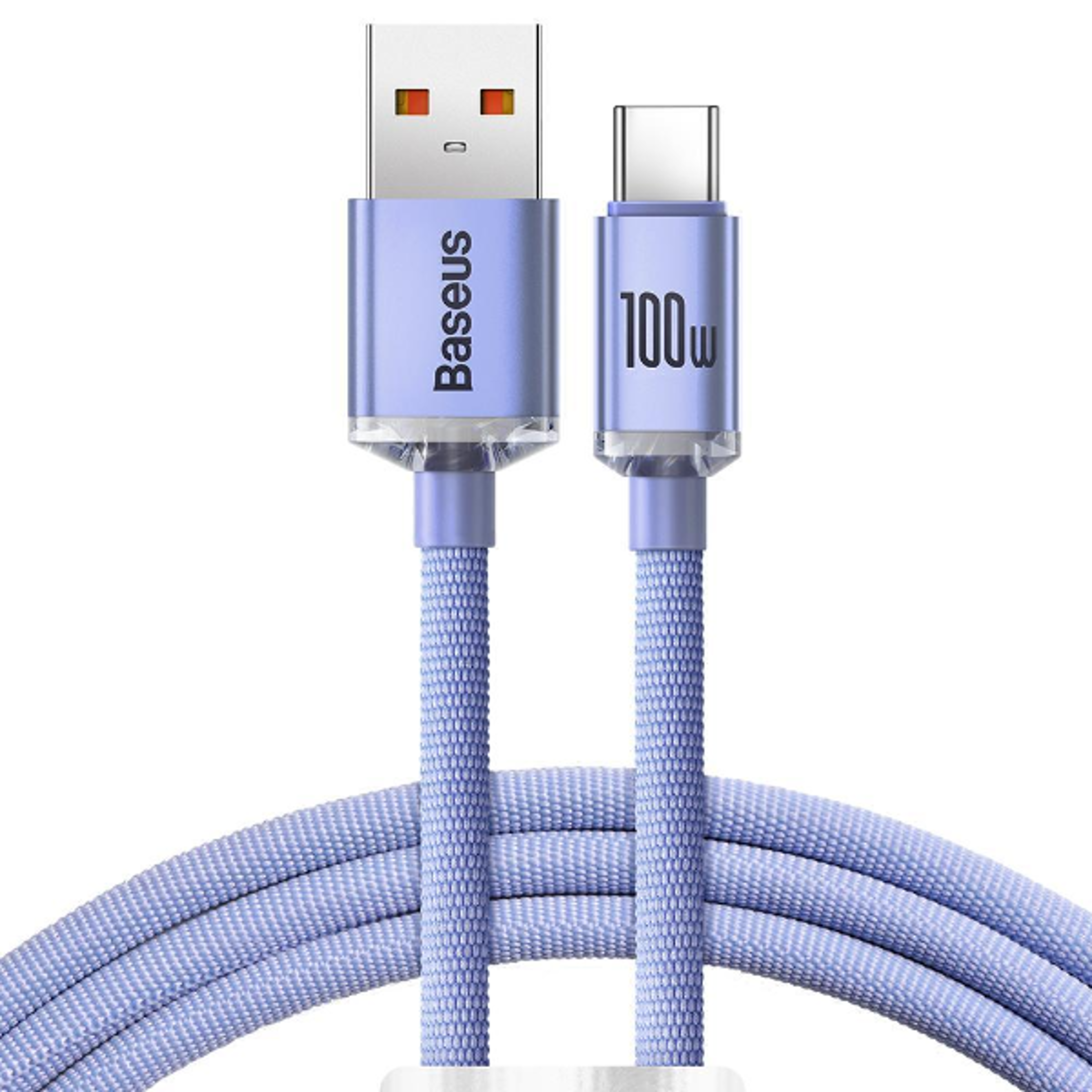 Baseus Crystal Shine Series Fast Charging Cable USB to TypeC 100W Cable Length12mBlue