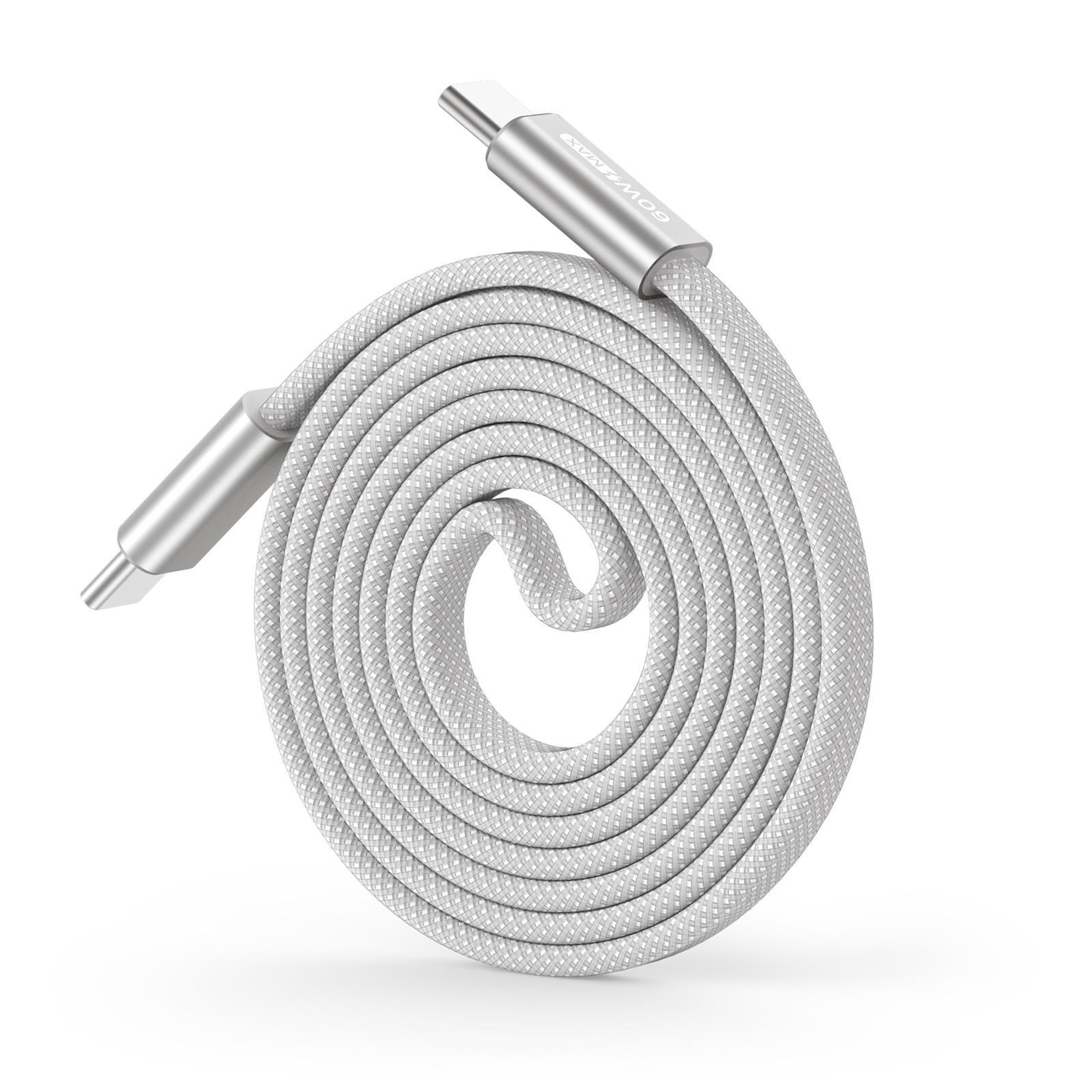 Magnetic USB C Cable 60W Fast Charging Nylon Braided Type C To Type C 0