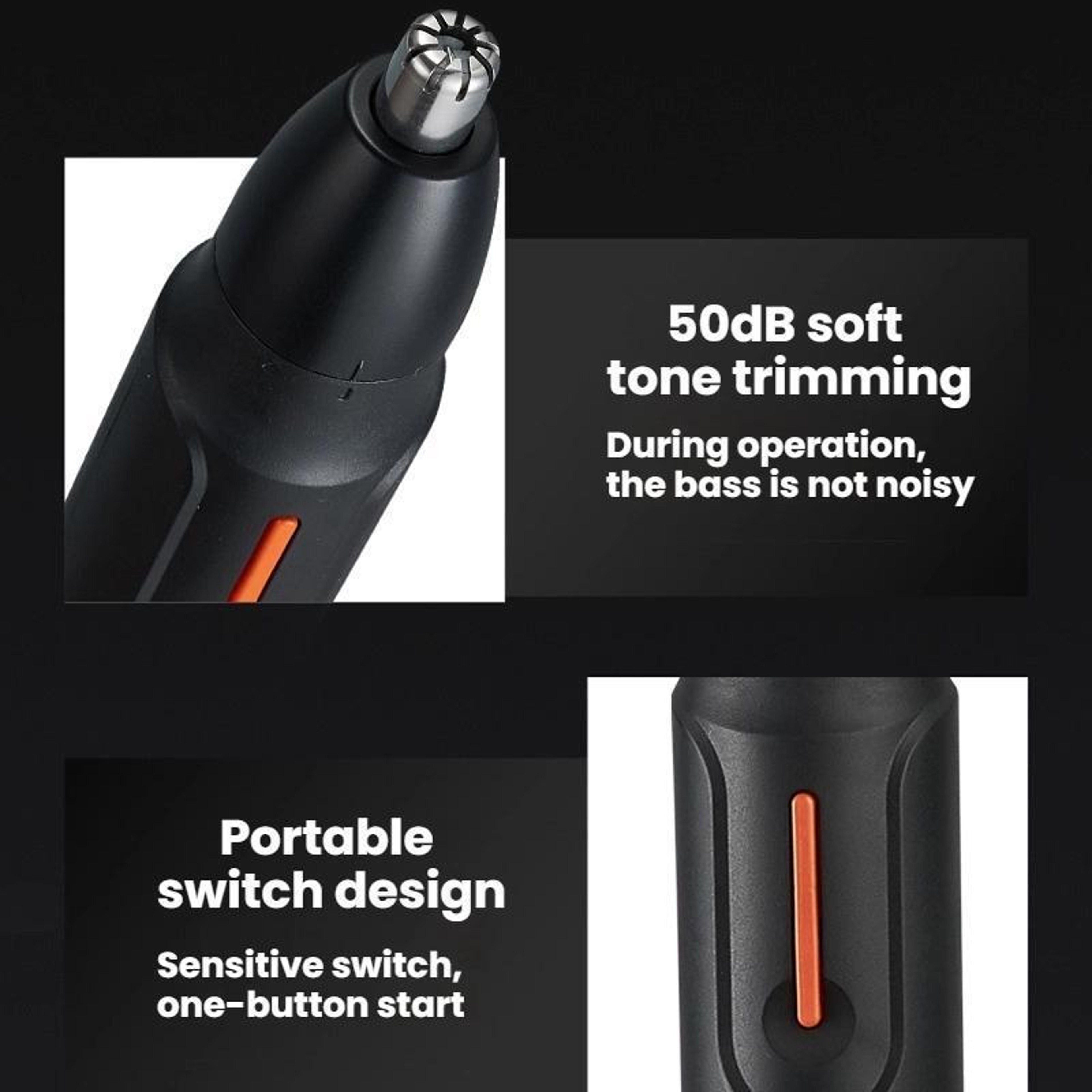 Rechargeable Nose Hair Trimmer for Men with USB-C Charging – view 11