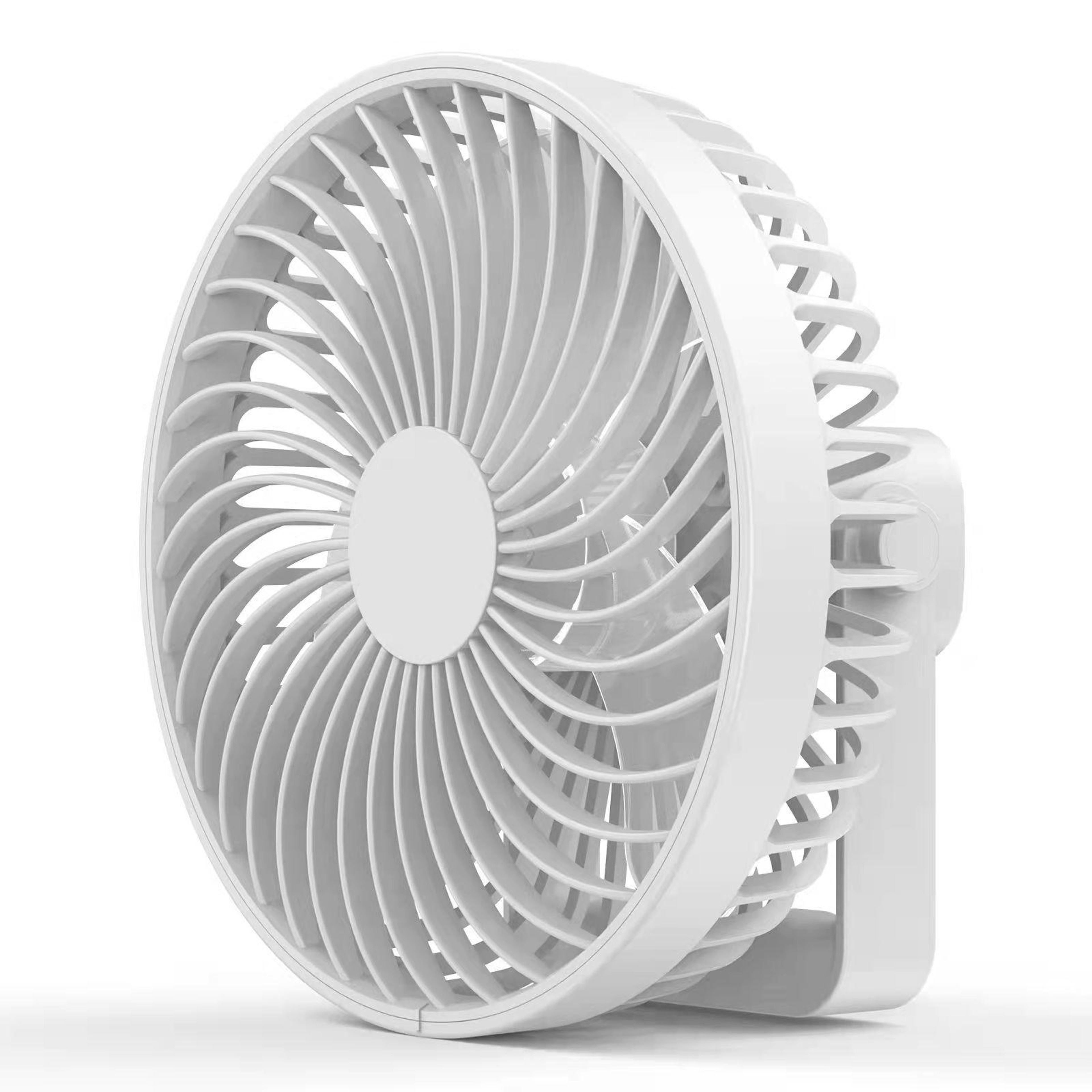 Rechargeable Camping Fan with LED Light Portable Outdoor Tent Fan for Travel and Emergency Use – view 9
