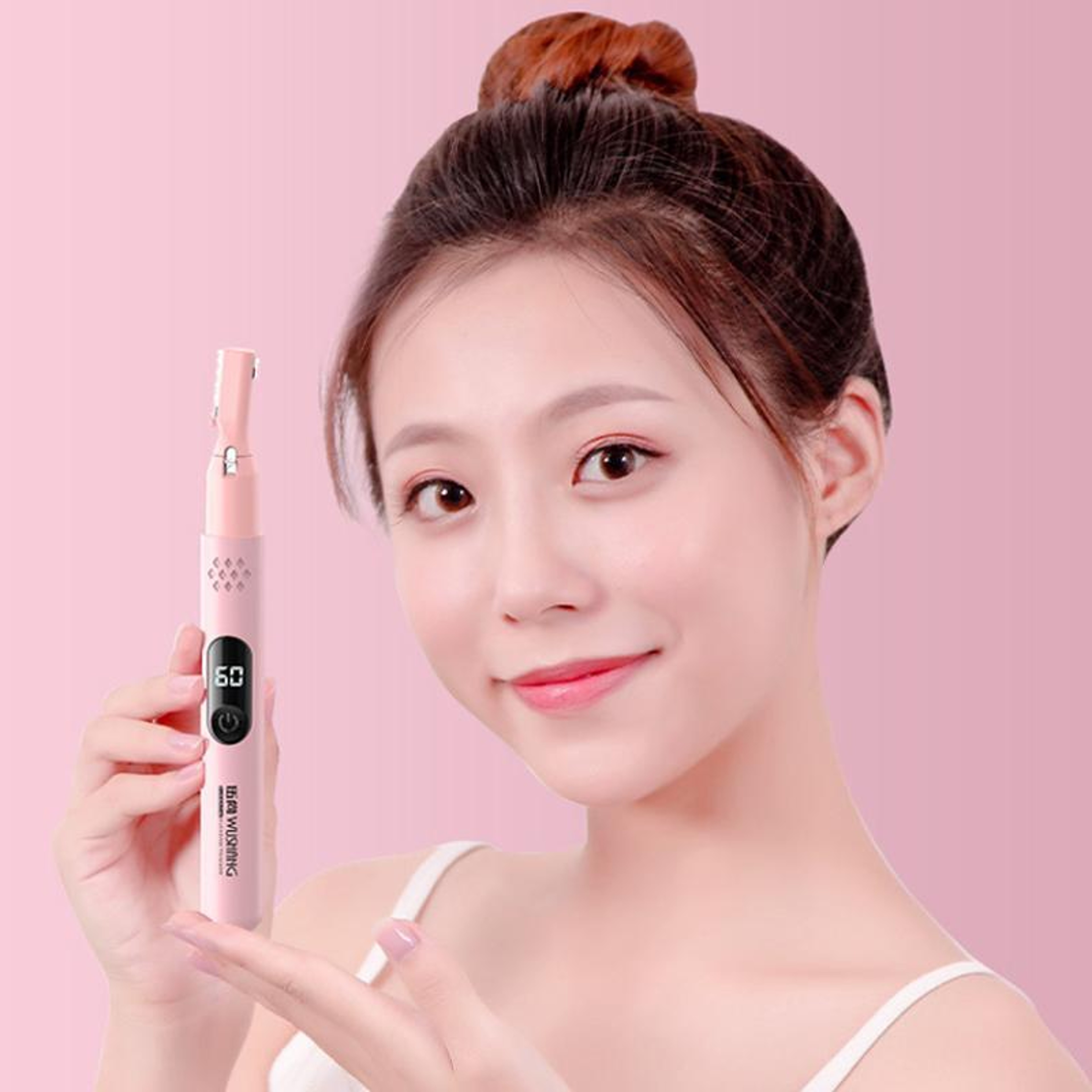 Rechargeable Facial Hair Remover  Eyebrow Trimmer For Women Precision Eyebrow Razor For Smooth Pain 0