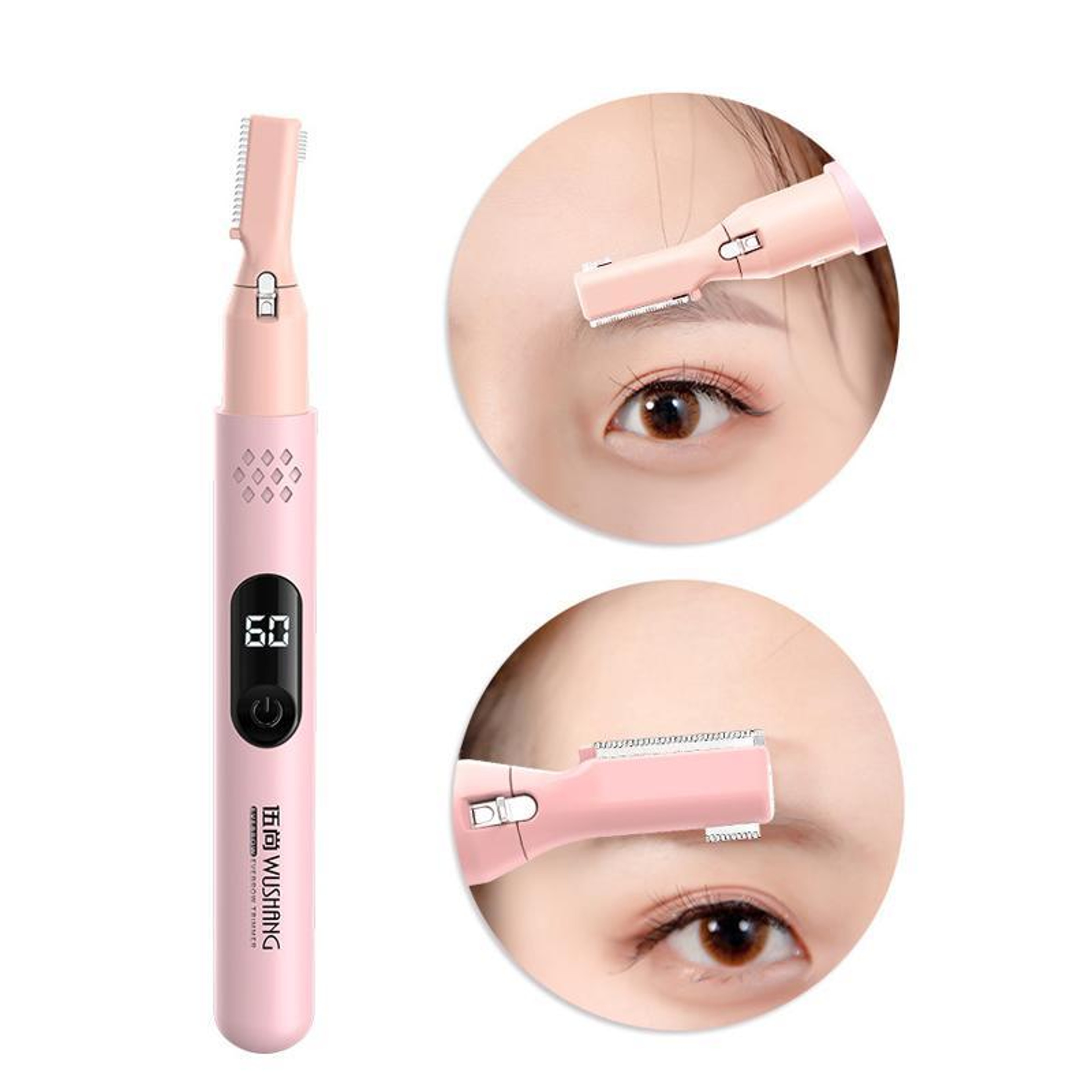Rechargeable Facial Hair Remover  Eyebrow Trimmer For Women Precision Eyebrow Razor For Smooth Pain 6