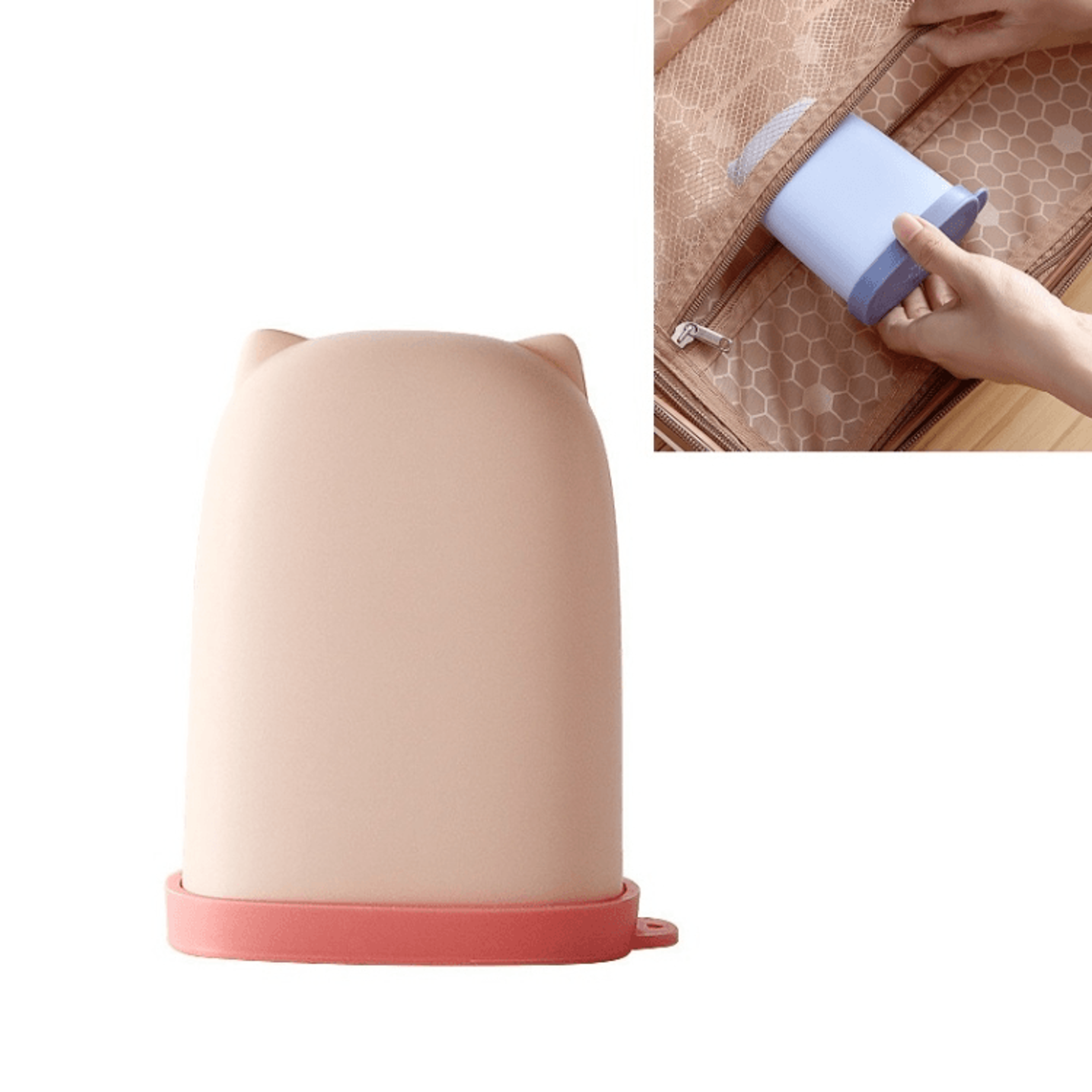 Portable Leak Proof Soap Box Travel Case With Drain Silicone Holder 11