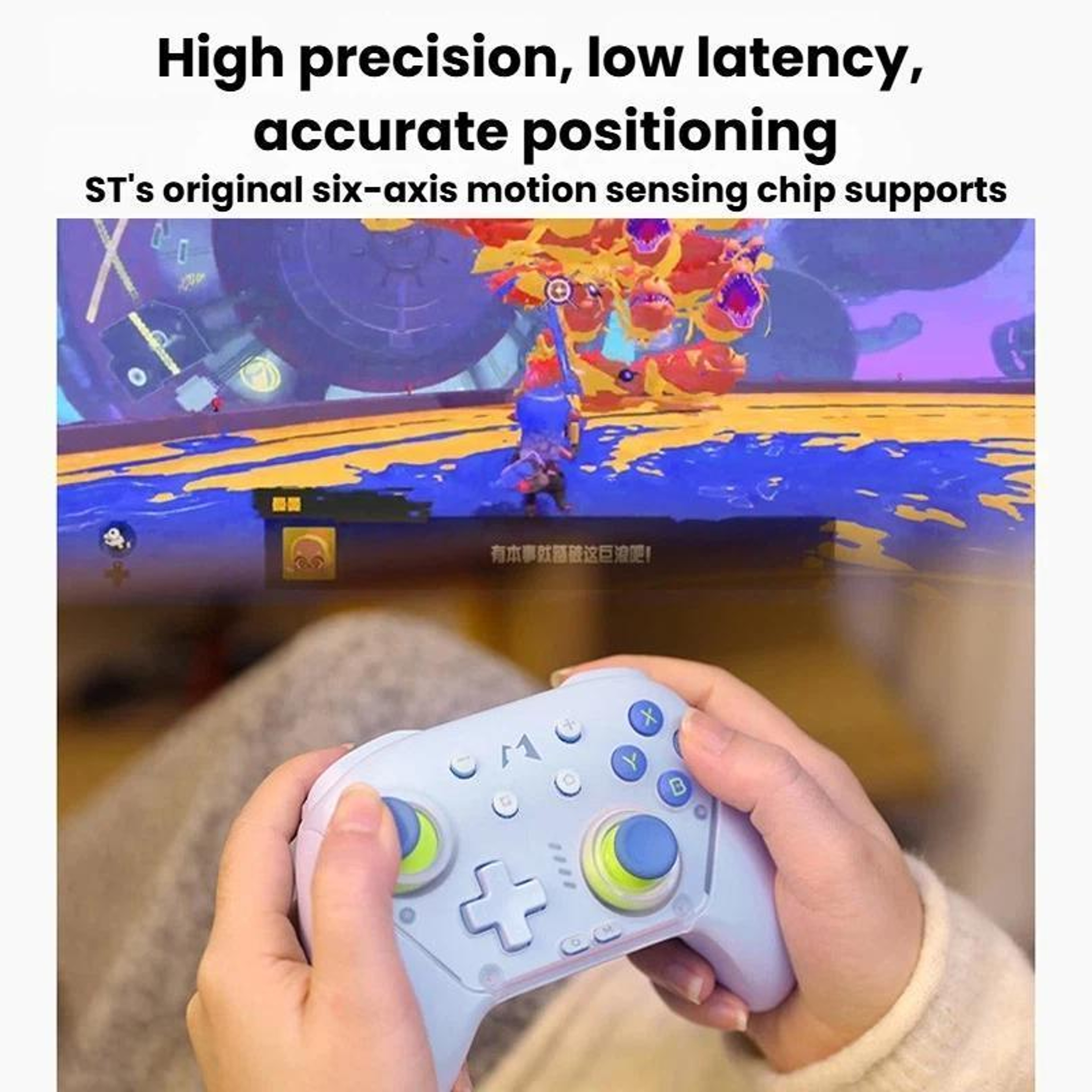 Wireless Controller for Switch and PC with Air Rocker Precision and Custom Macros – view 6