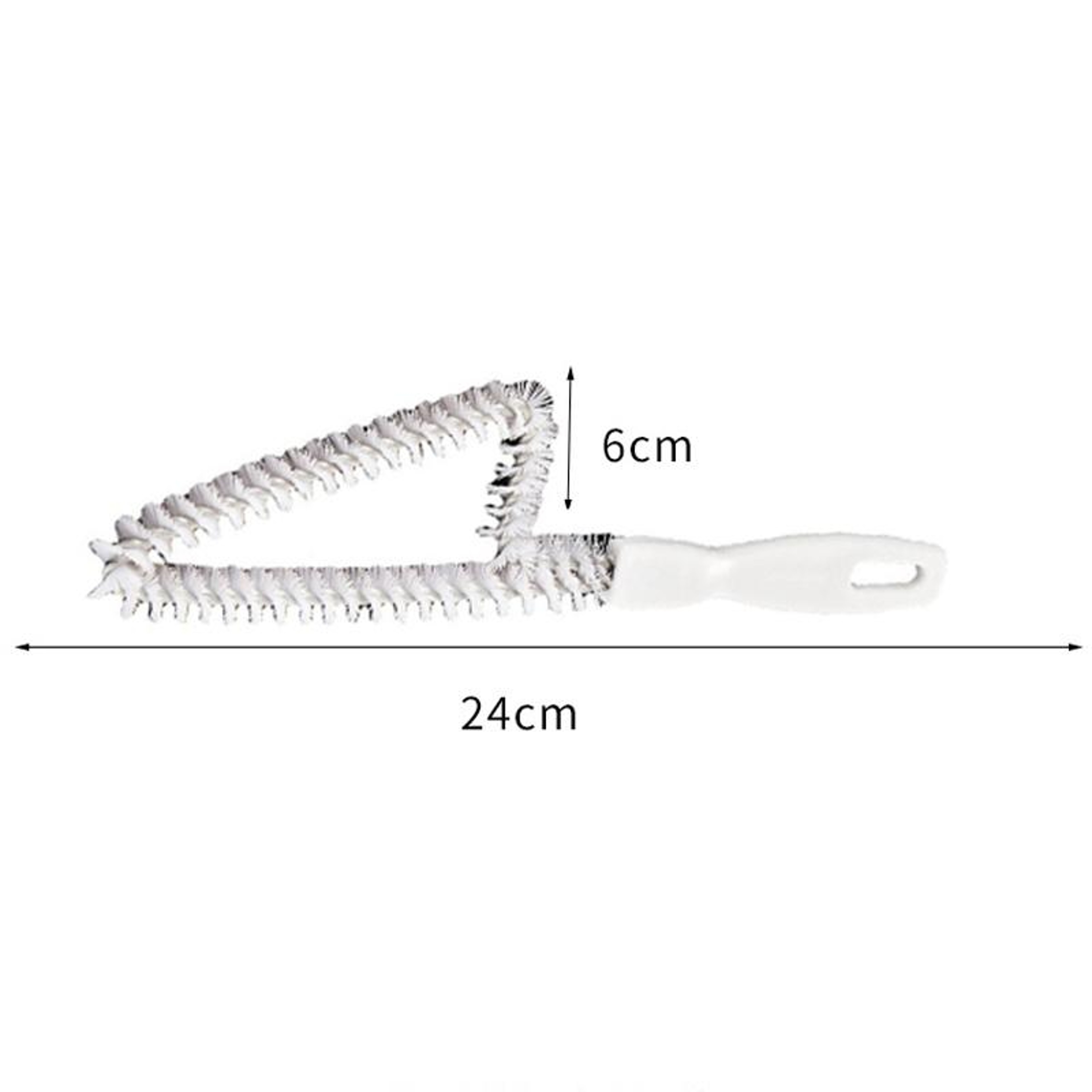 Triangular Window Track Cleaning Brush for Kitchen Crevices and Stovetop Gaps – view 2