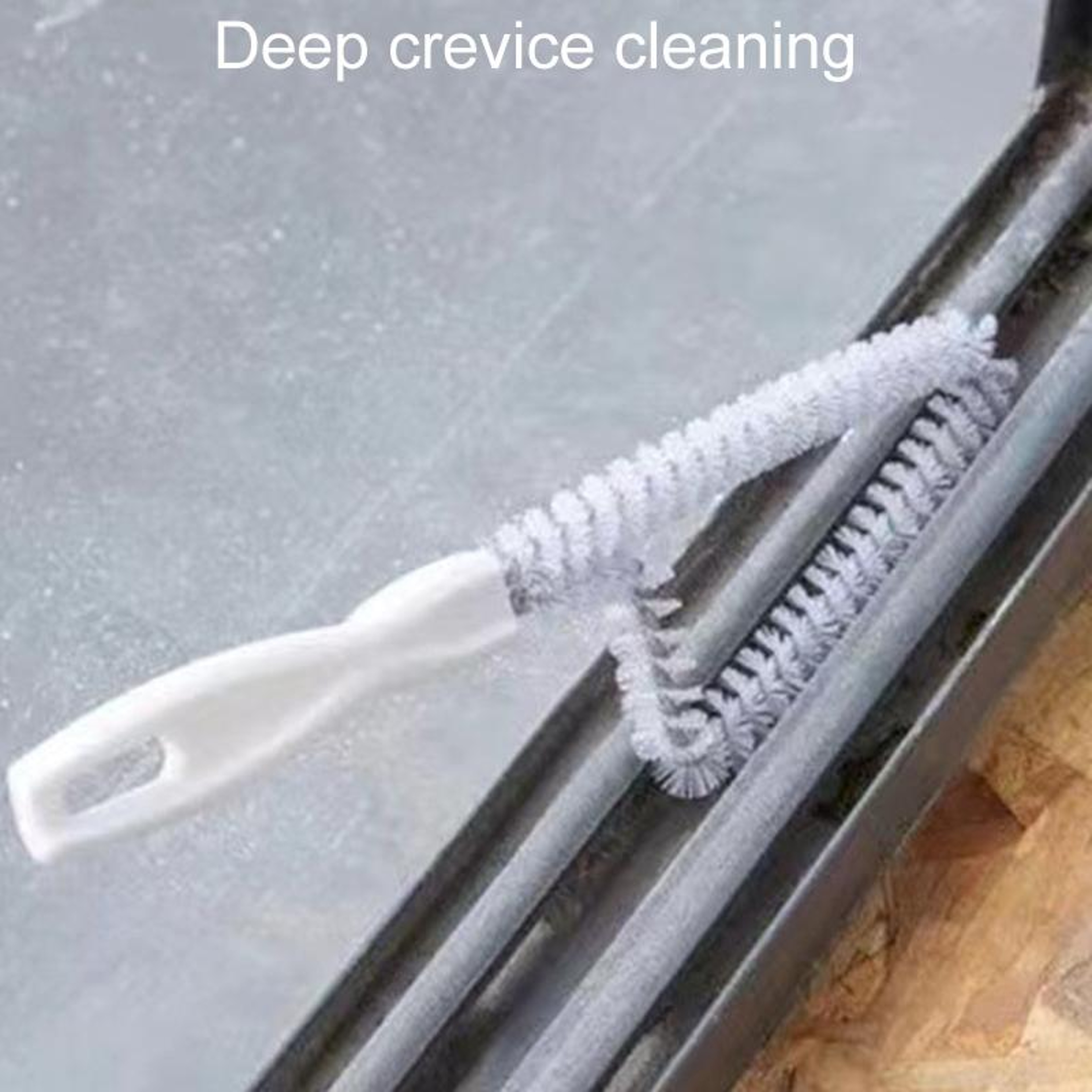 Triangular Window Track Cleaning Brush for Kitchen Crevices and Stovetop Gaps – view 4