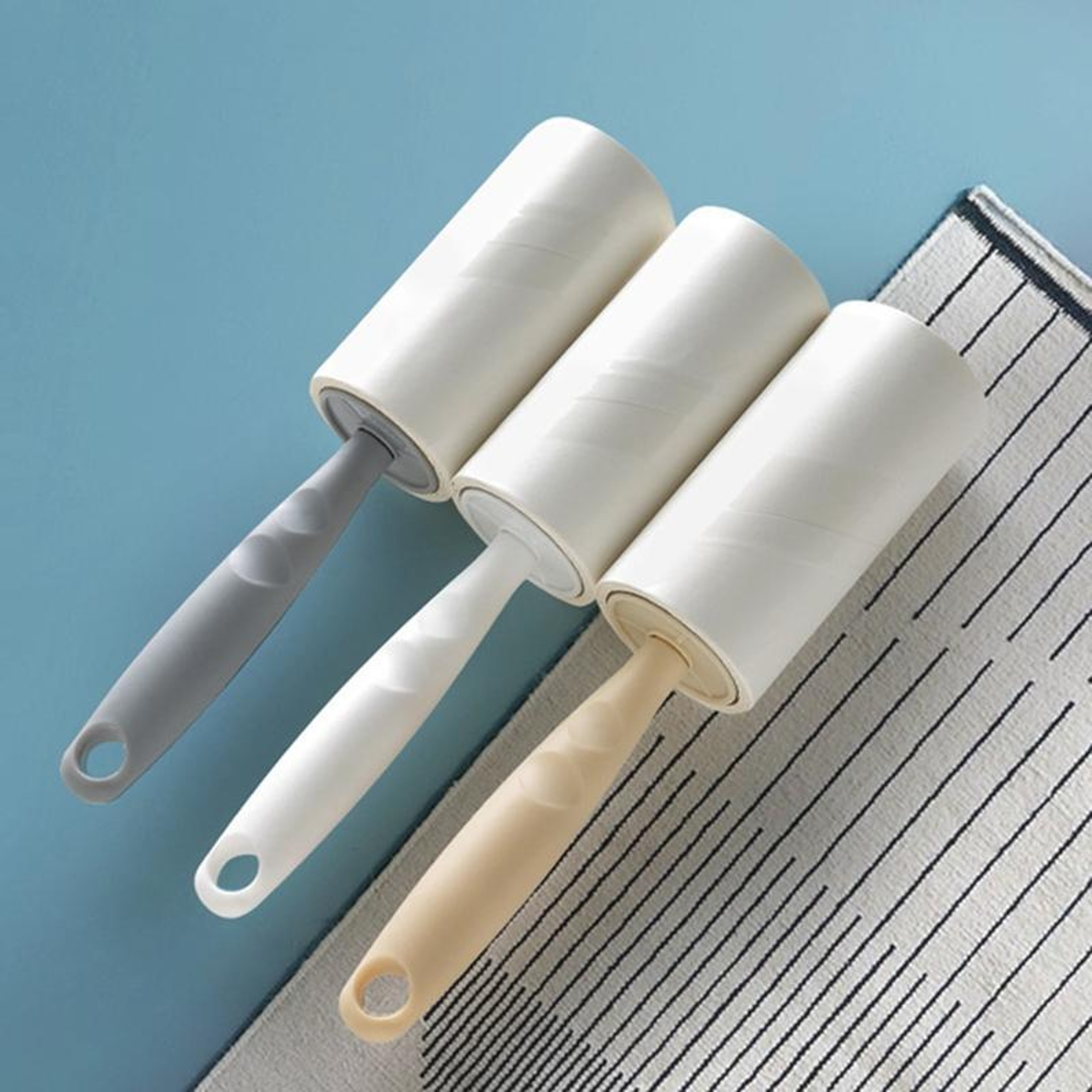Long Handle Lint Roller Sticky Hair Remover Roller For Clothes  Pet Hair 9