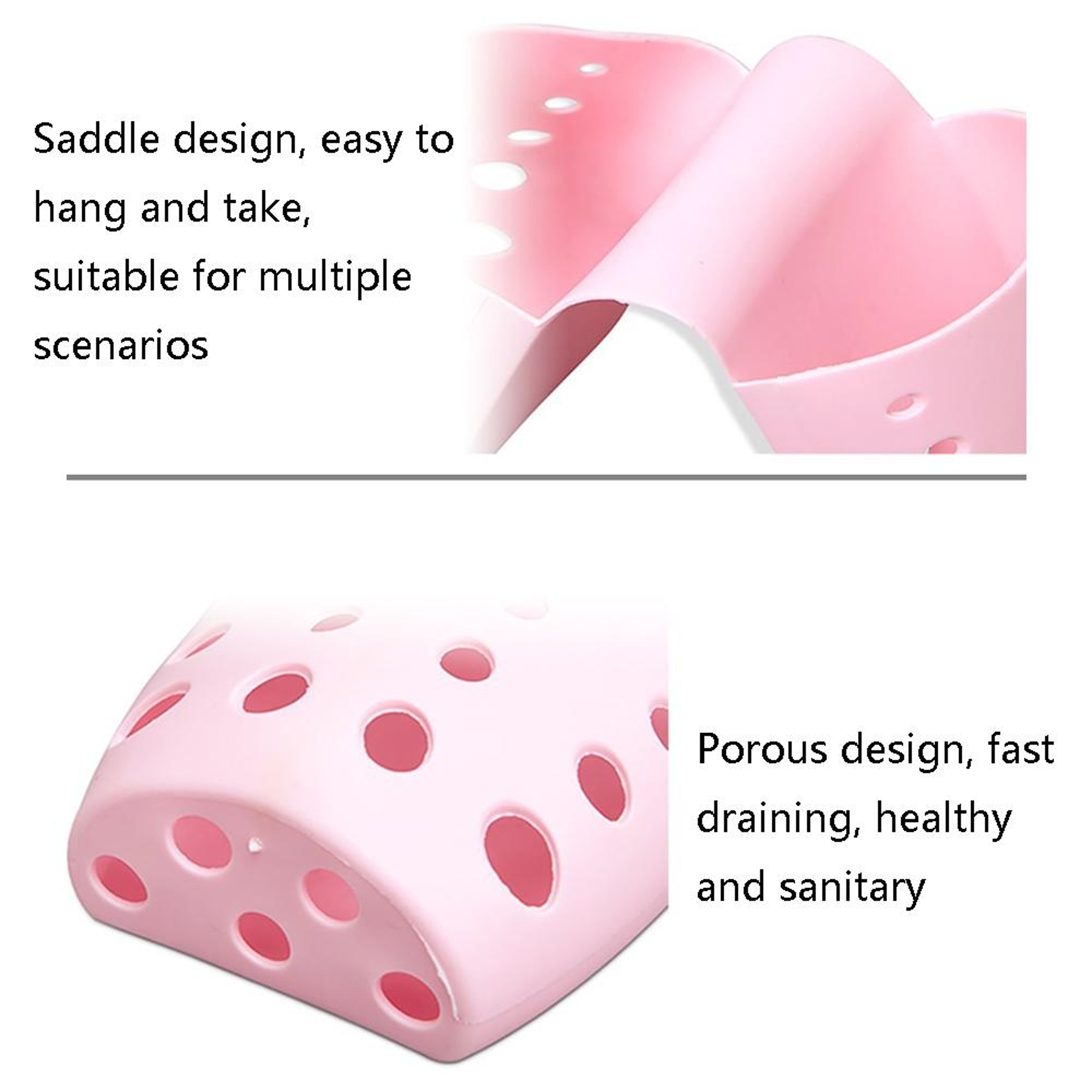 Saddle Drain Basket Kitchen Sink Sponge Storage Drainage Sink 3