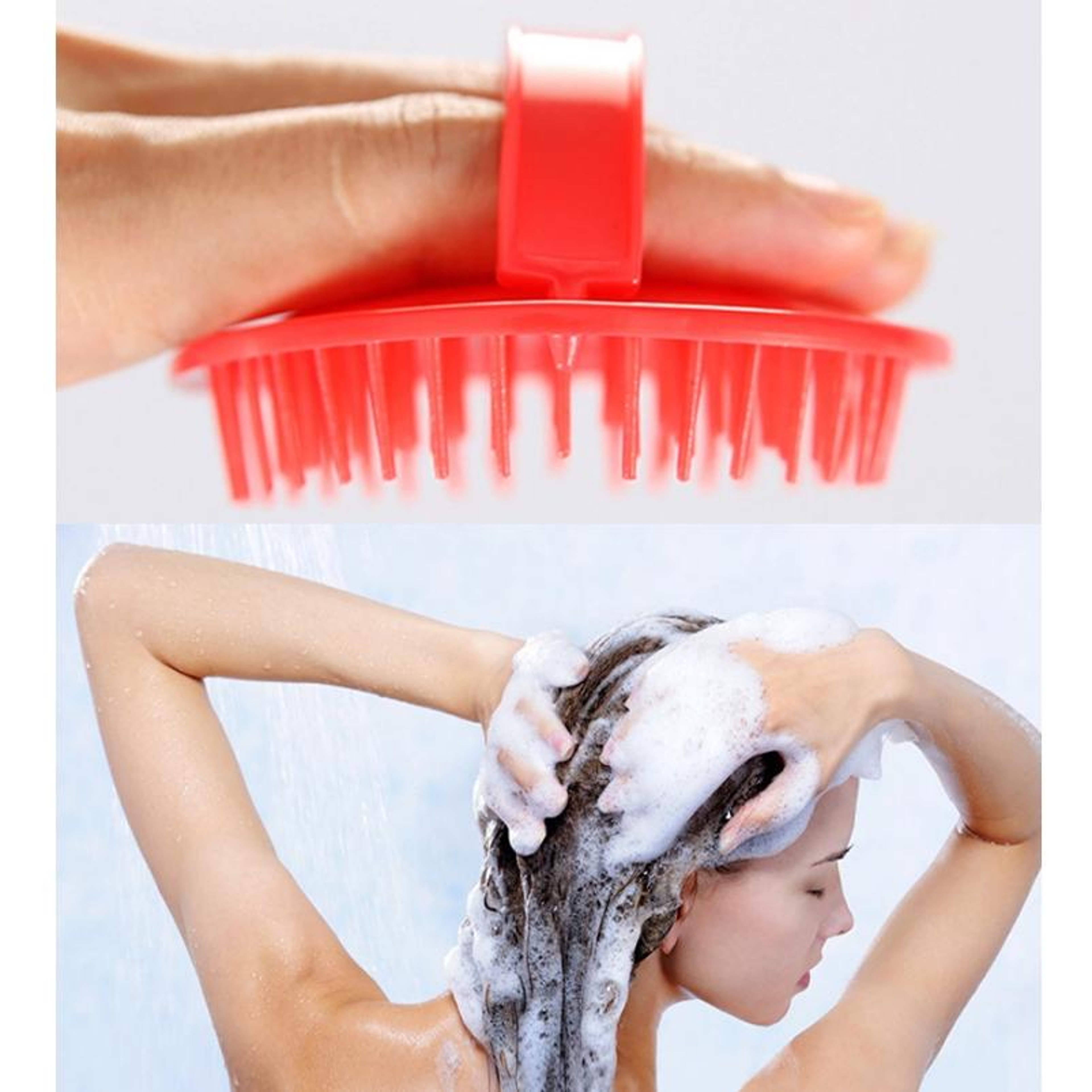 Ergonomic Scalp Massage Brush For Head Itching Relief  Deep Scalp Cleaning 8