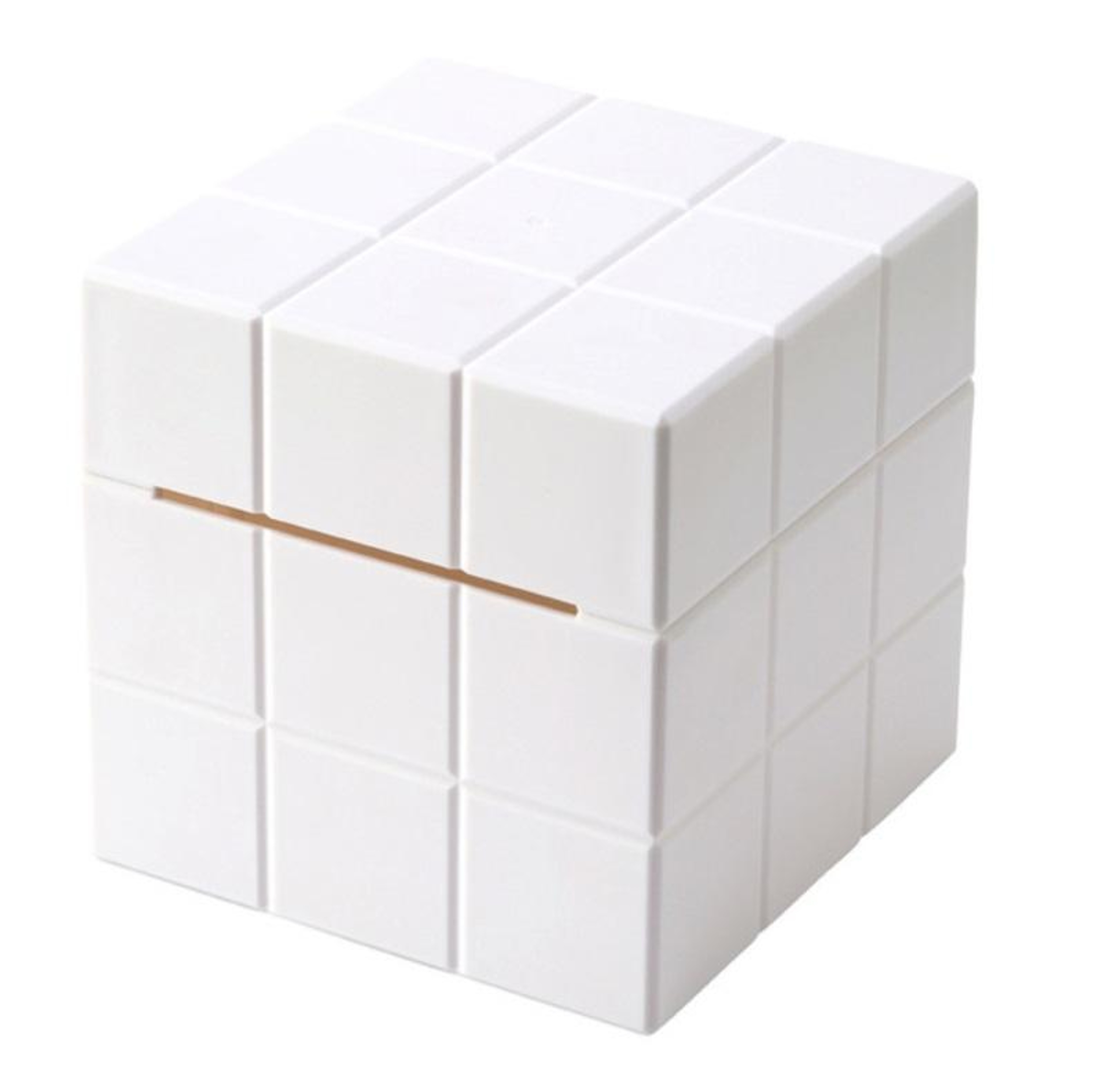 Modern Cube Tissue Box Holder With Desktop Organizer Storage For Home  Office 1