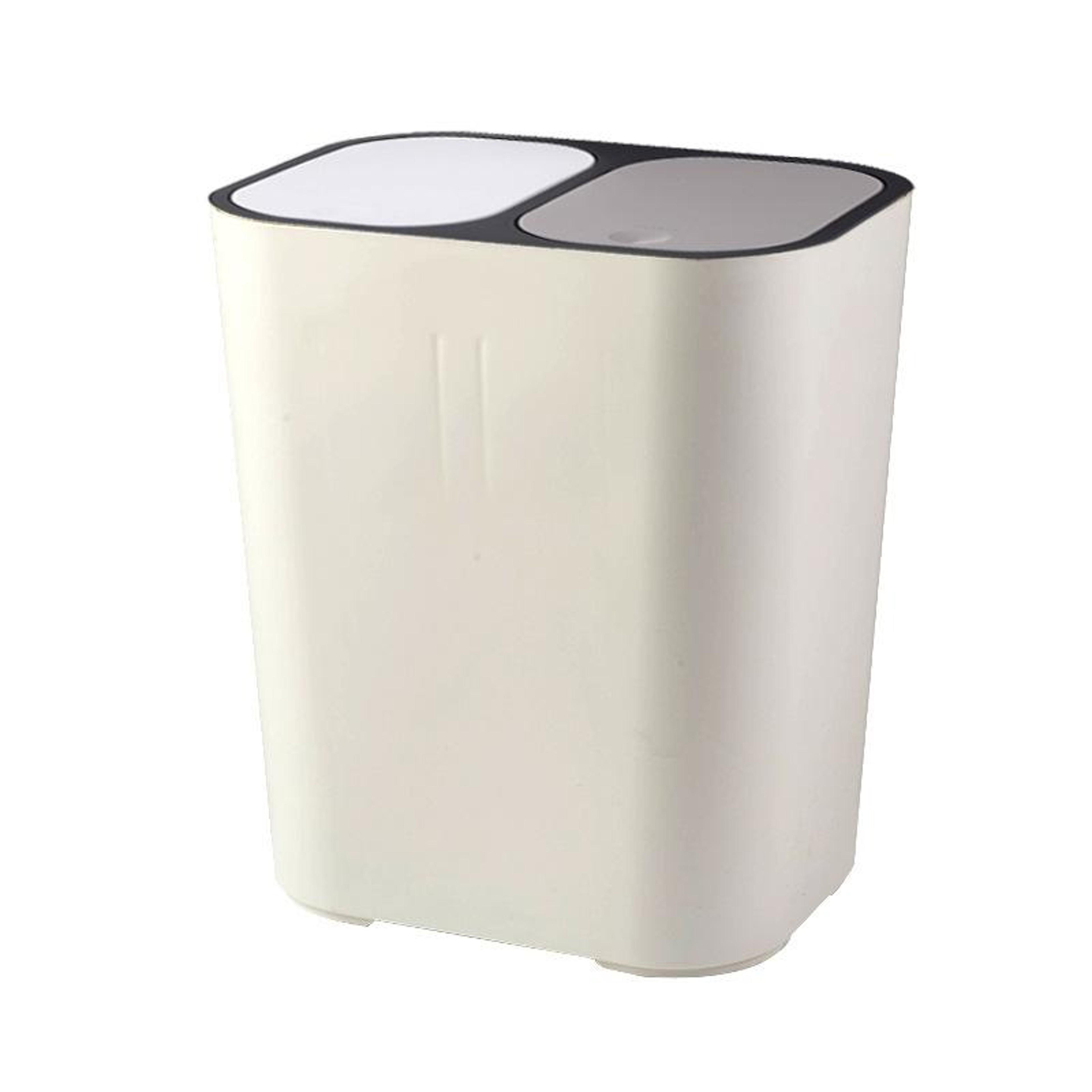 Double Compartment Press Lid Kitchen Waste Sorting Bin Odor Proof Recycling Trash Can Household Org 1