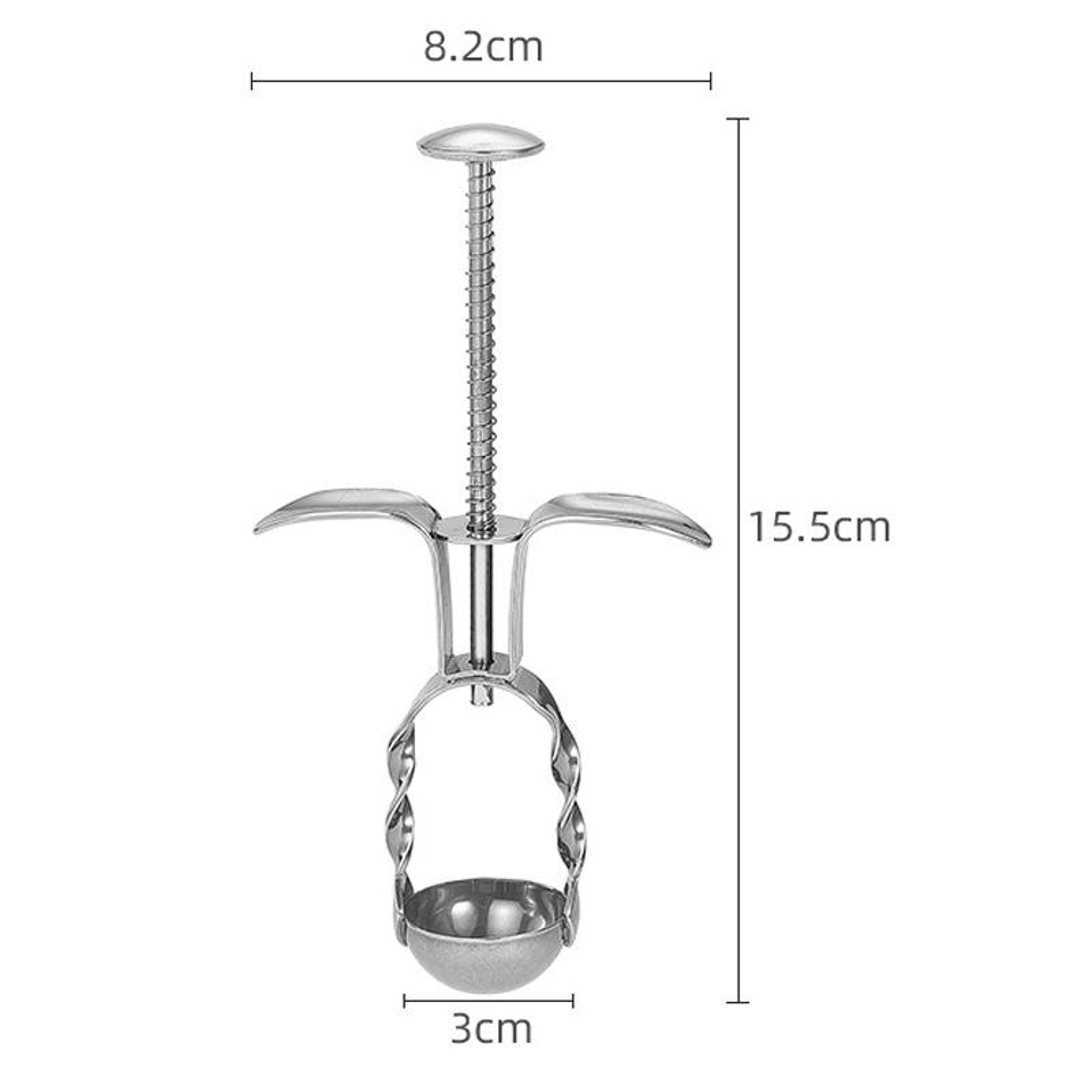 Stainless Steel Cherry Pitter  Red Date Corer For Jujube Olive And Small Fruits 6