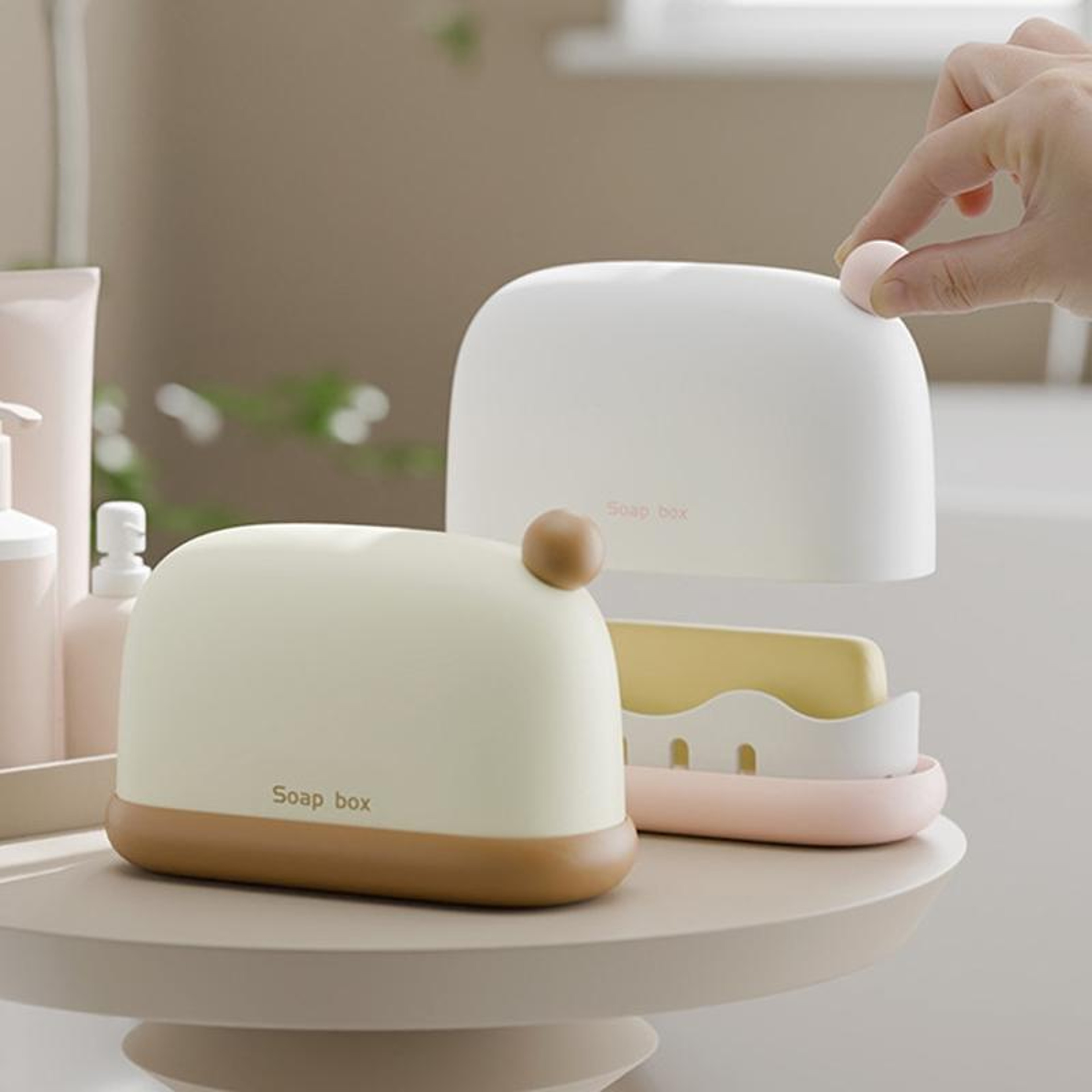 Portable Travel Soap Box Leakproof Soap Holder Case 0