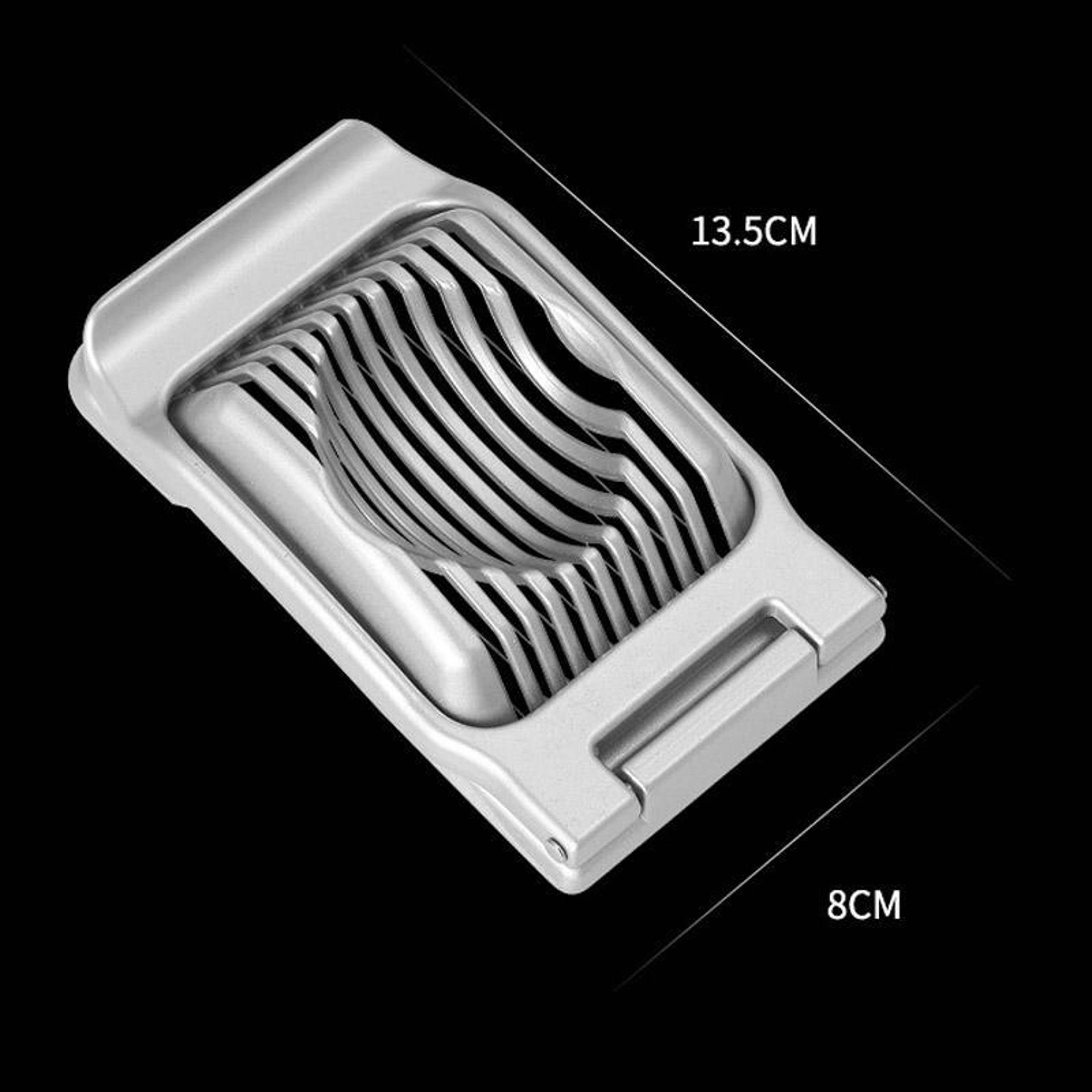 MultiFunction Egg Slicer Aluminum Alloy Cutter For Perfect Slices  Kitchen Prep 2