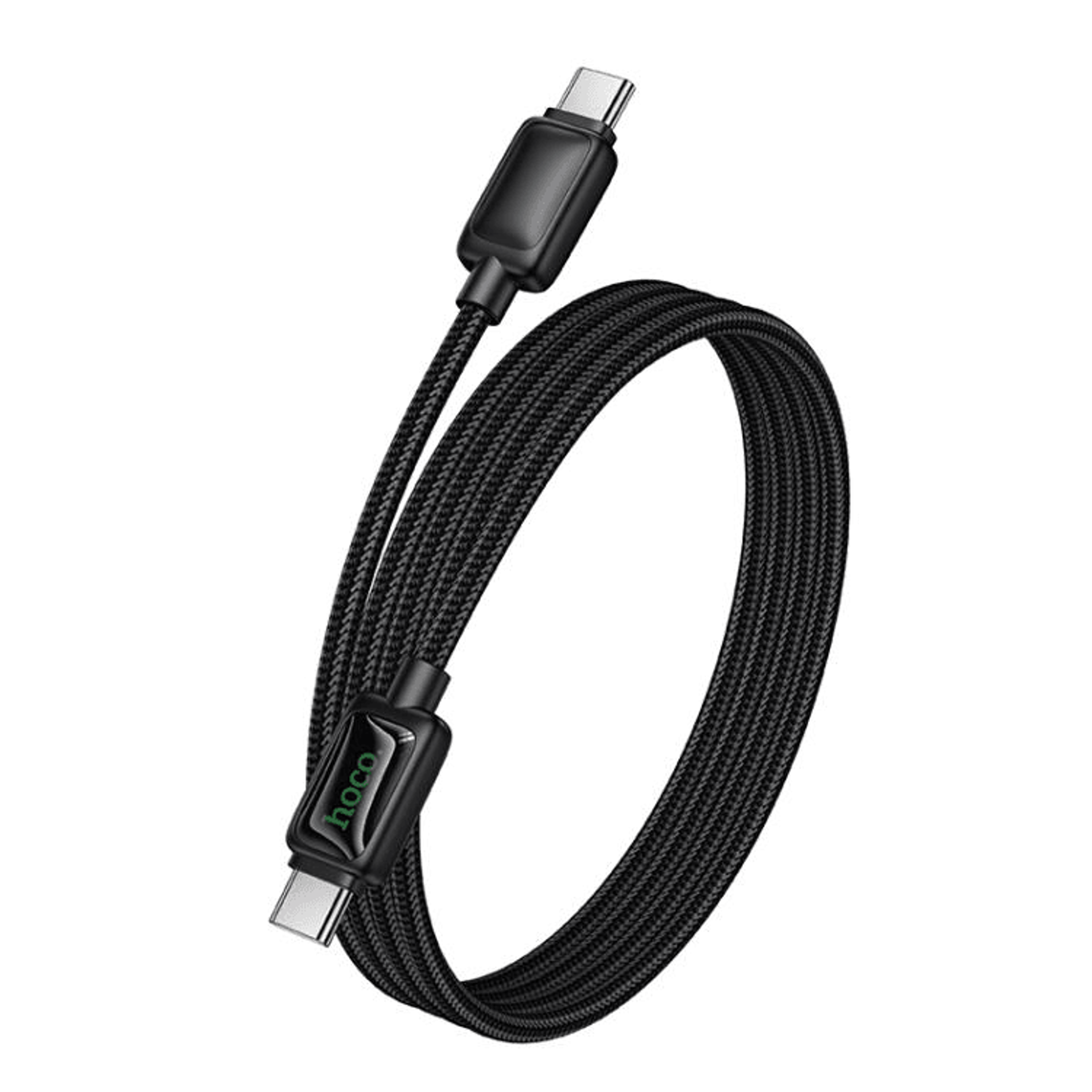 60W USB C Fast Charging Cable With LED Durable Nylon 3
