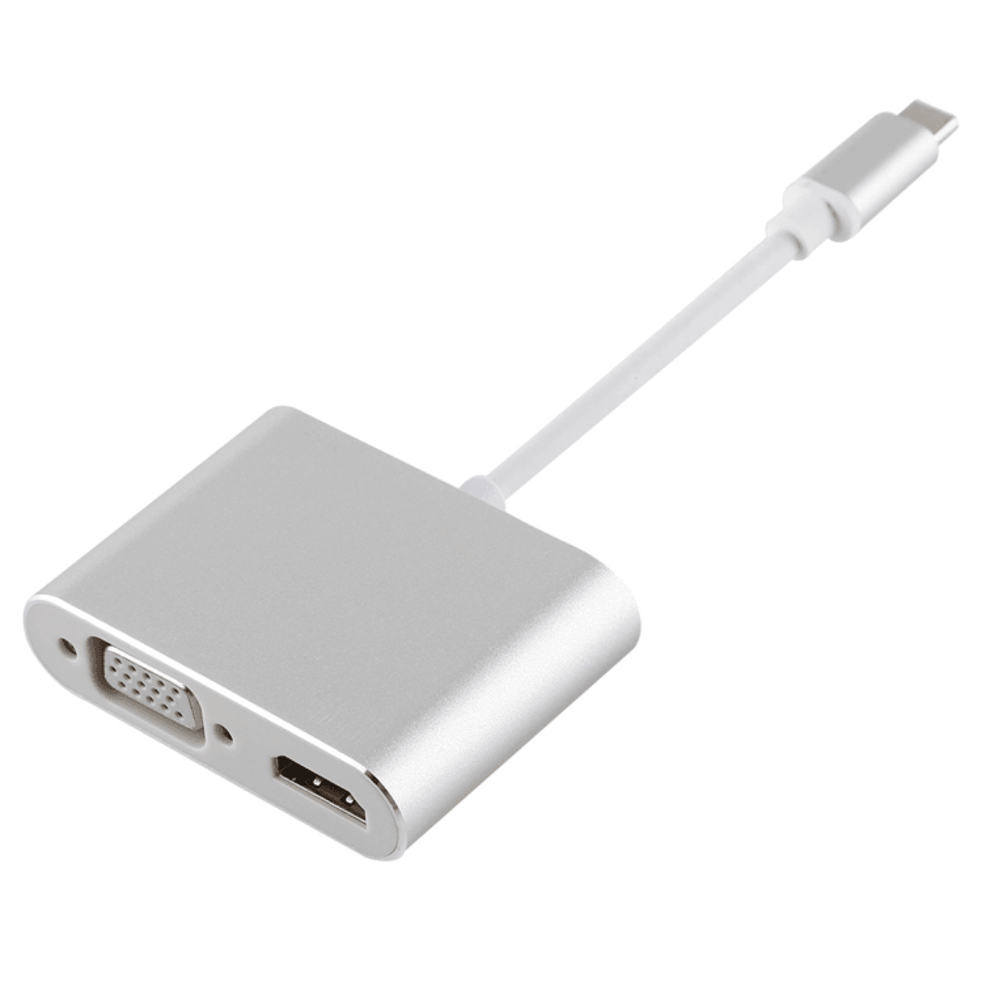 4 In 1 USB C Hub HDMI VGA USB Adapter With 87W Charging 0