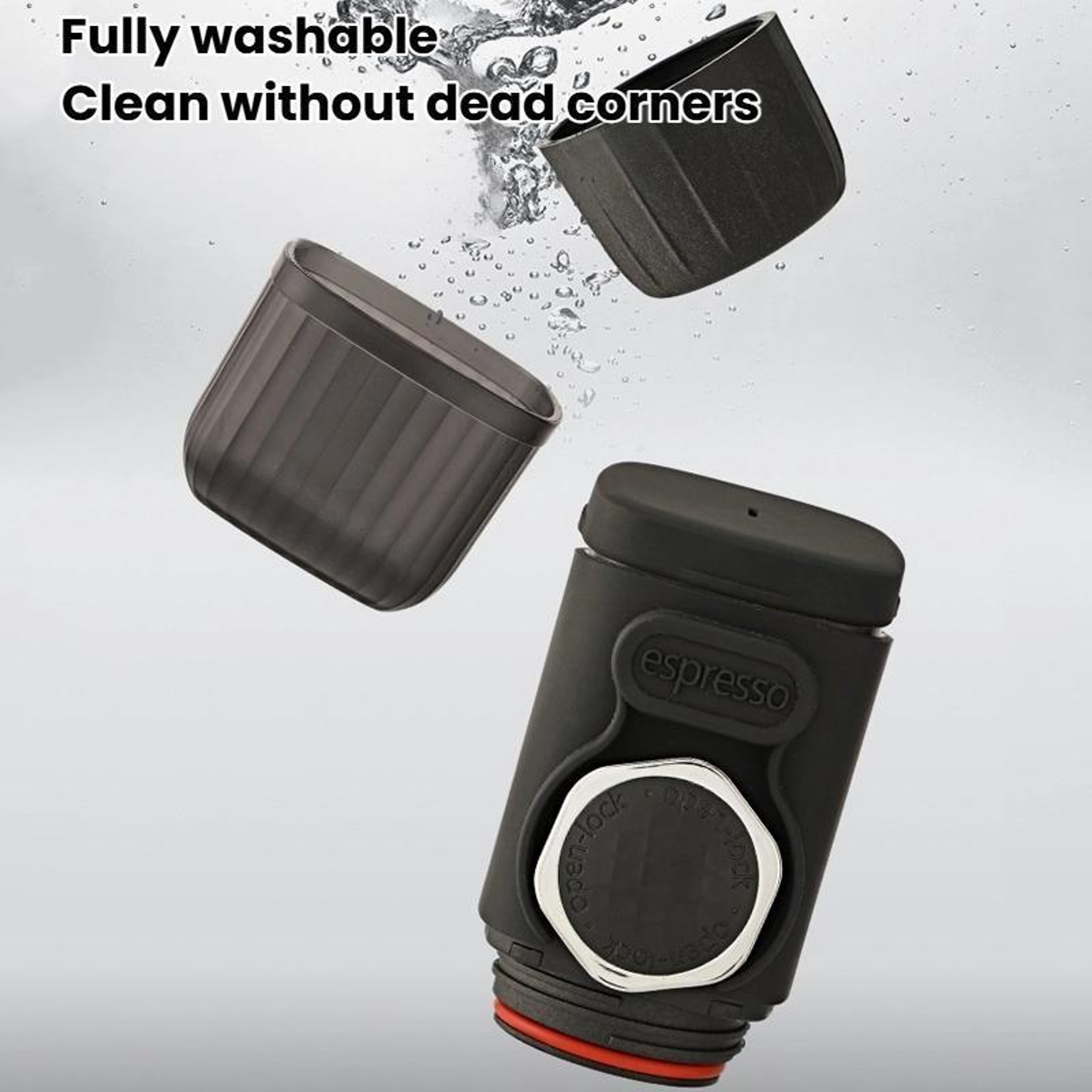 Portable Hand Press Coffee Maker Travel Manual Brewer 8