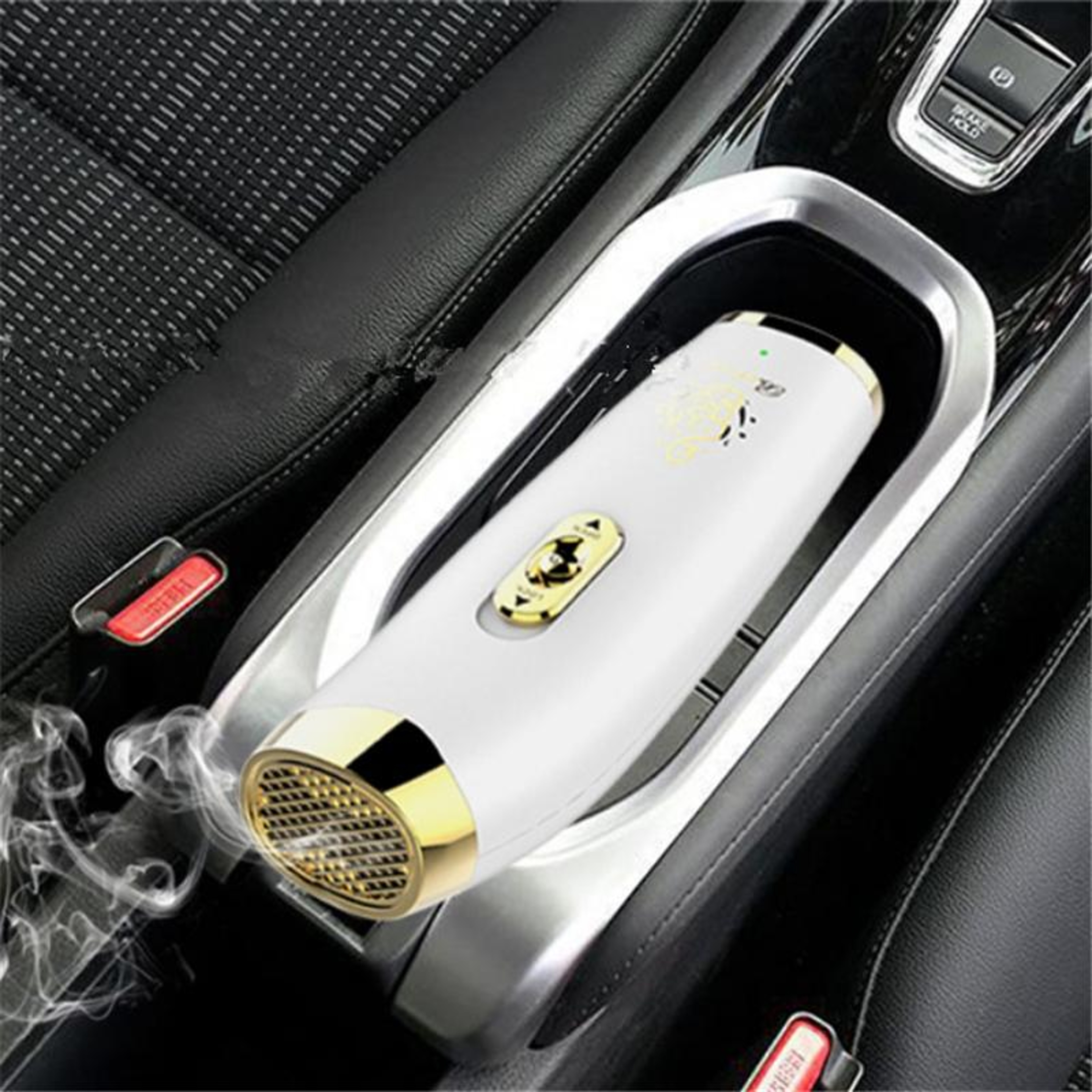 USB Car Aromatherapy Diffuser Portable Bakhoor Incense Burner 2