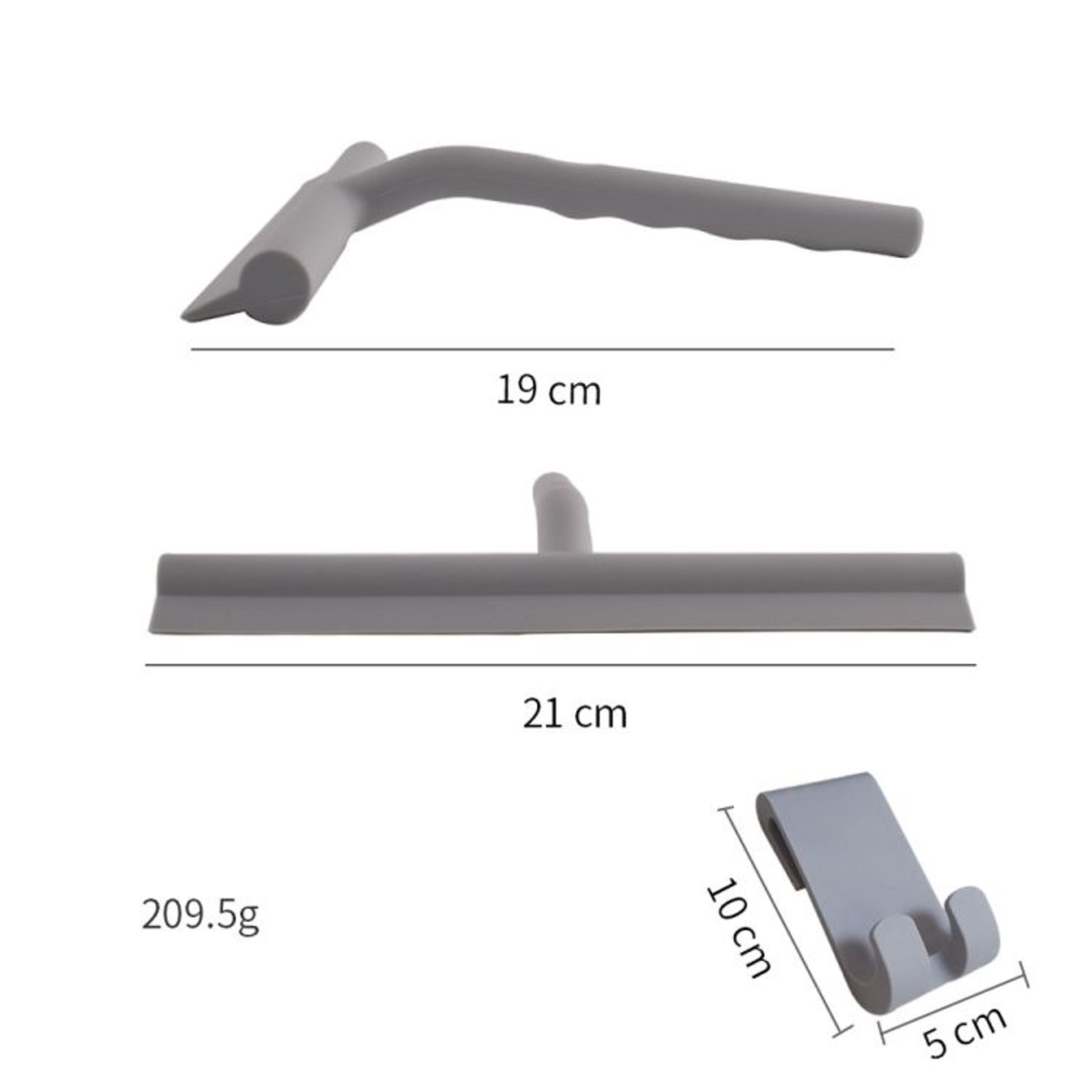 Silicone Window Squeegee Cleaner For Car Glass  Bathroom Shower 3