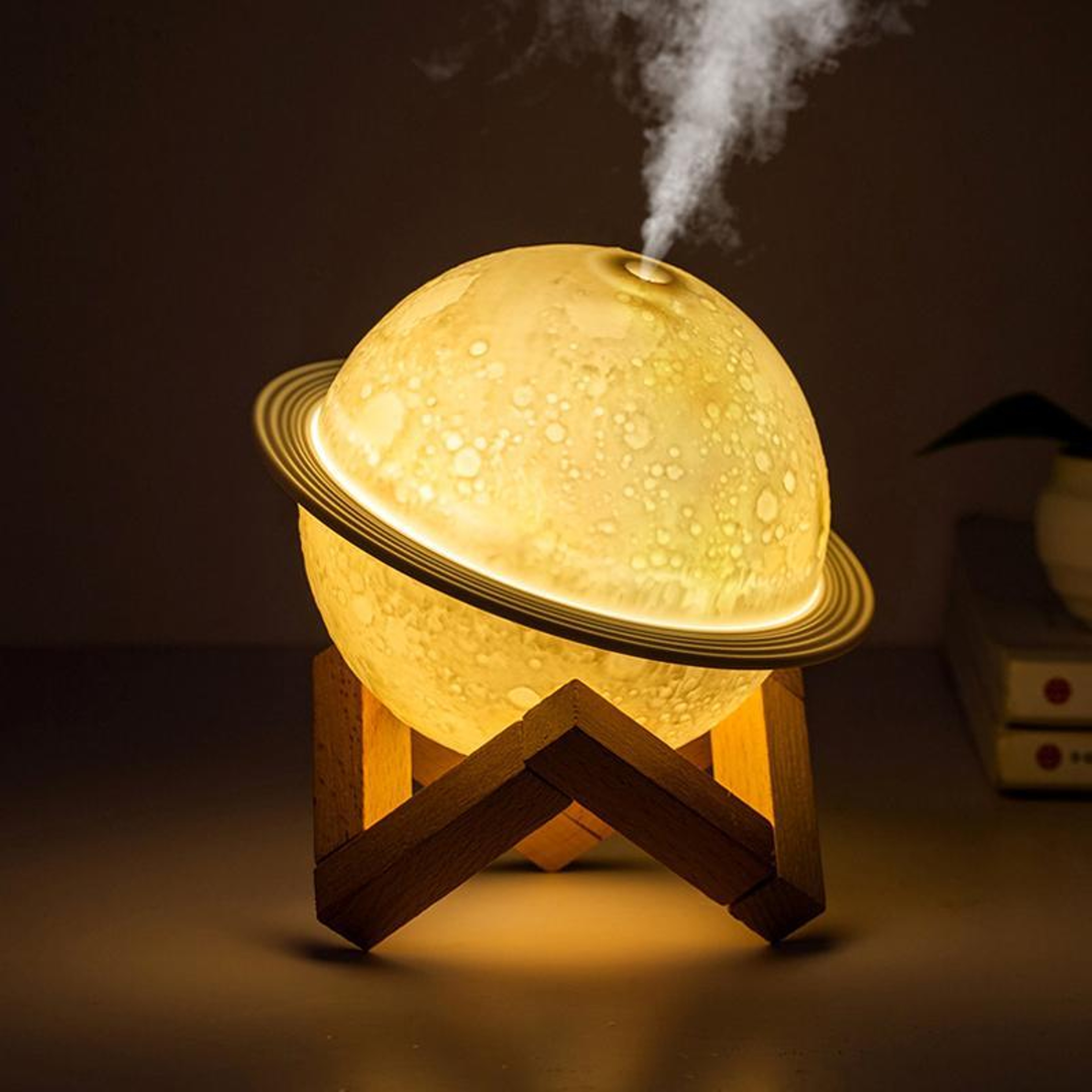 USB Humidifier With Ambient Light  Large Mist For Home Car Aromatherapy 0