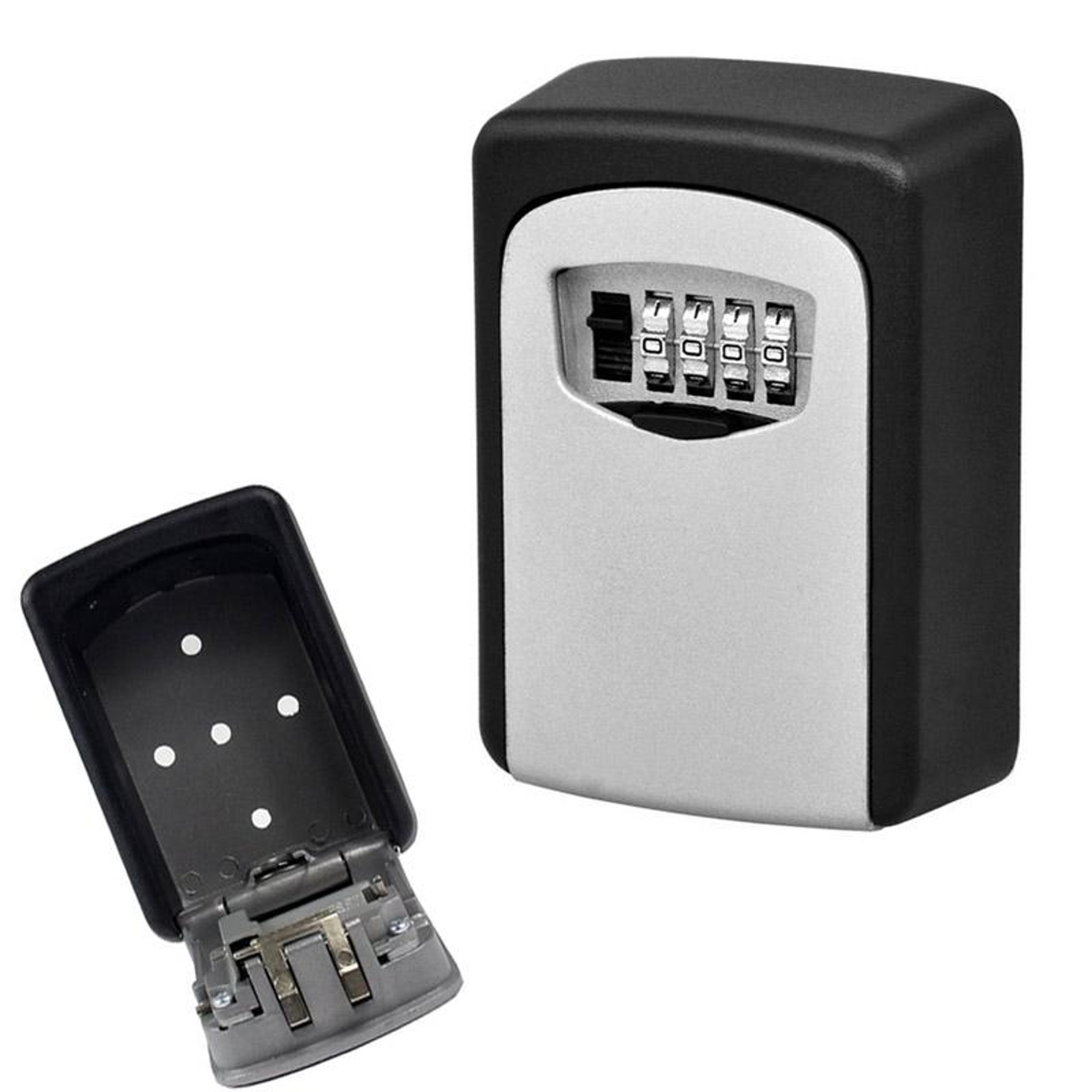 Wall-Mounted Key Lock Box Password Secure Key Storage Box – view 2
