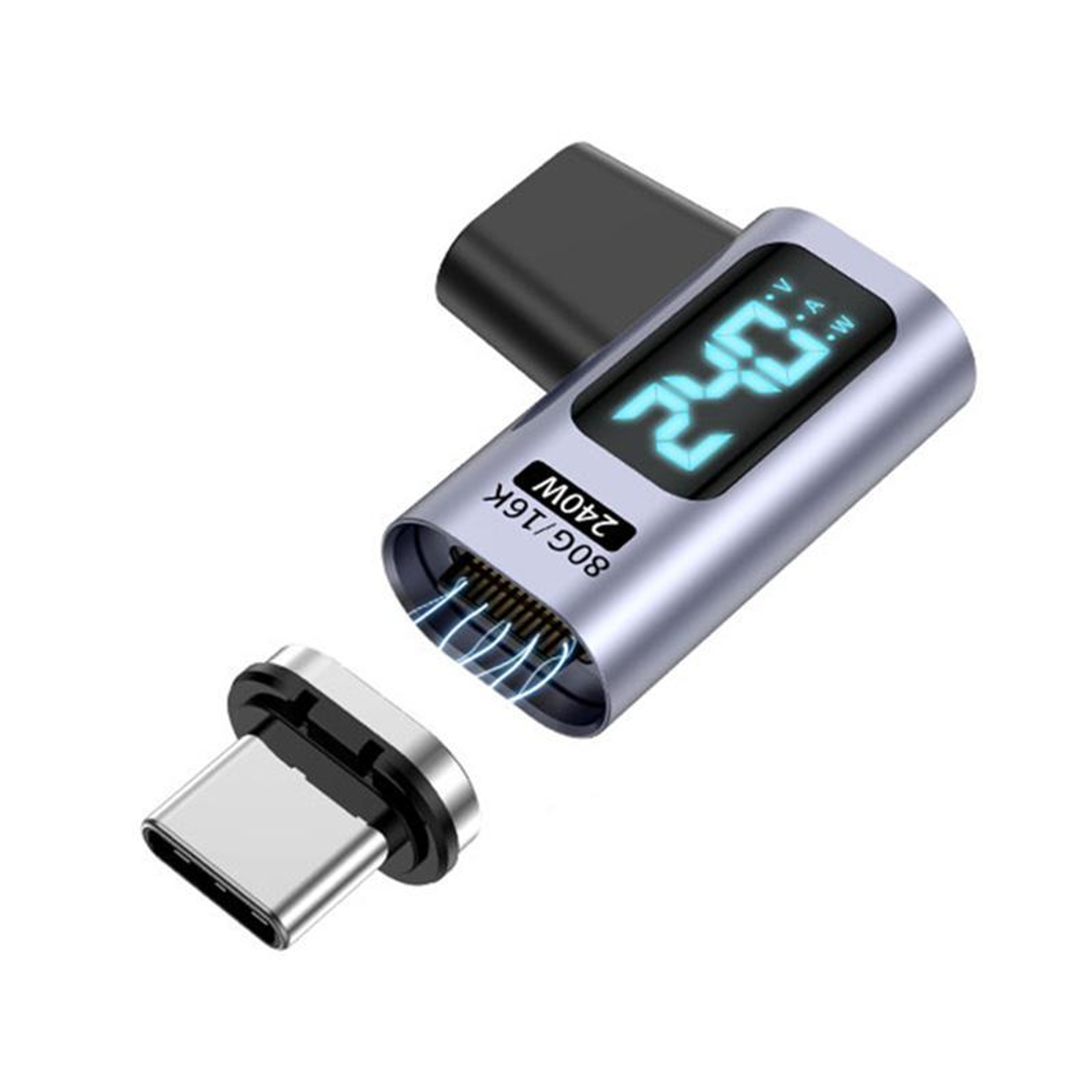 Magnetic USB C Adapter 240W Display Quick Connect Extender – view 8