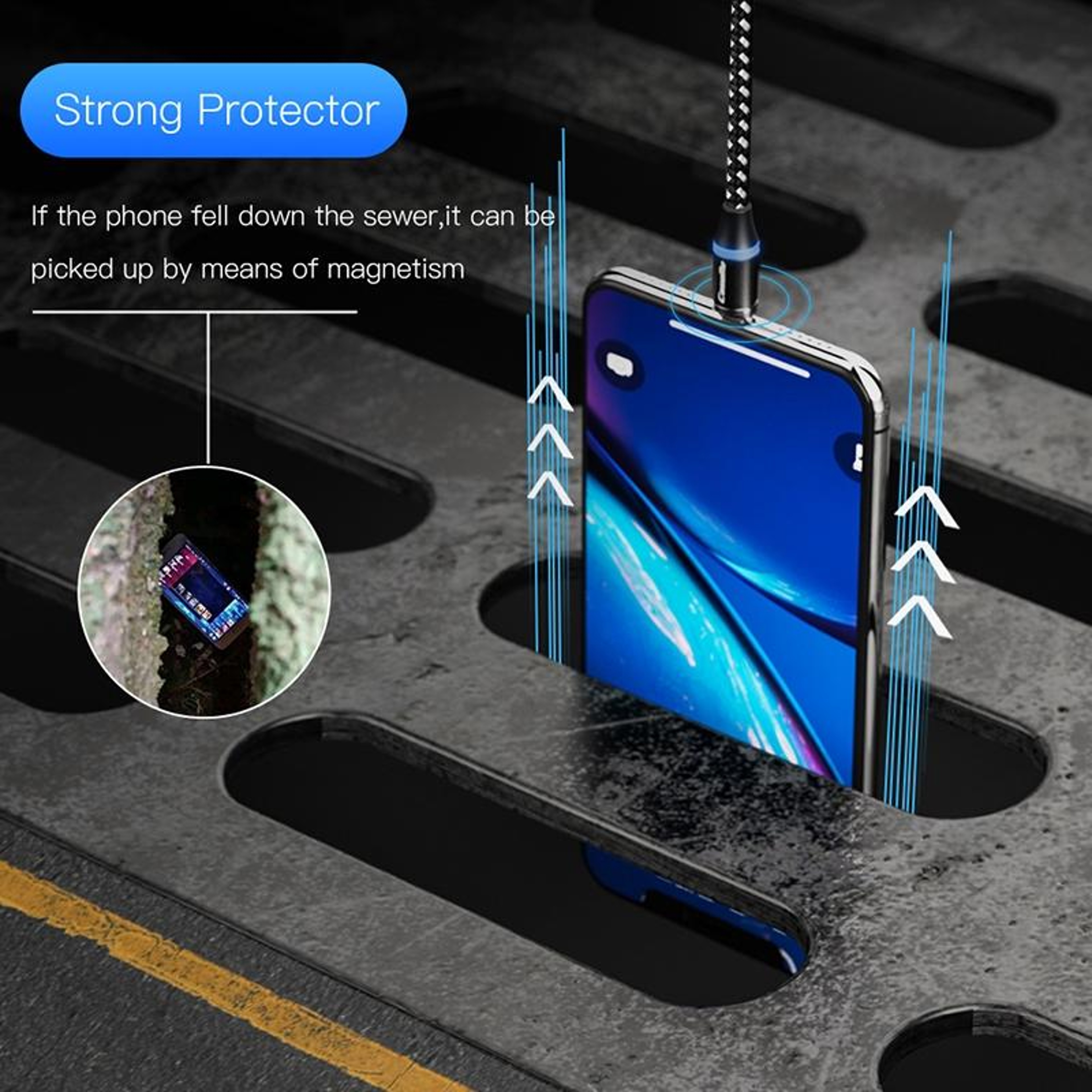 CaseMe Magnetic Micro USB Charging Adapter Compact Portable Charging Tip 1