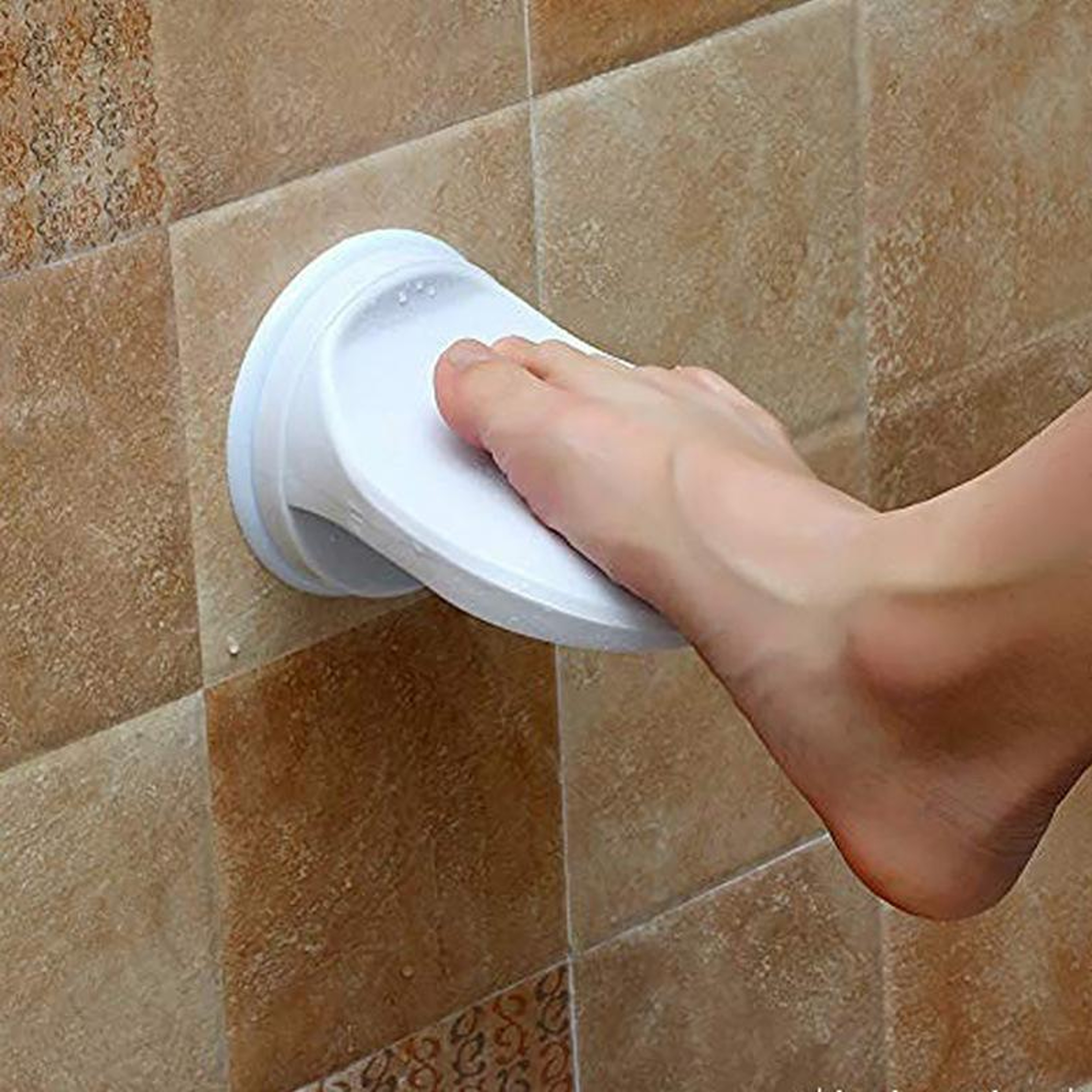 Shower Foot Rest for Shaving Legs with Suction Cup No Drill Bathroom Foot Pedal – view 3