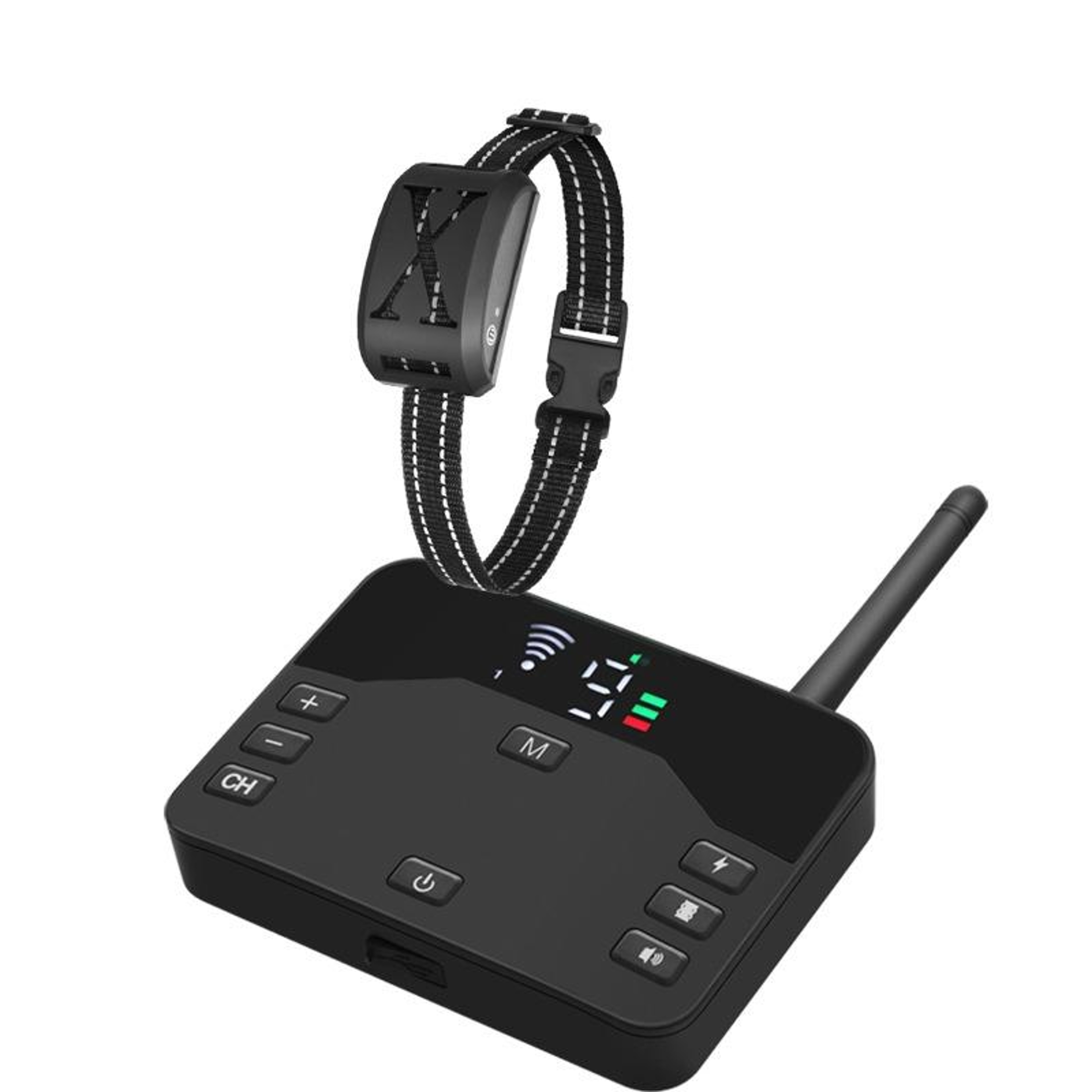Wireless Dog Fence  Remote Training Collar Range Adjustable Shock Vibration Waterproof 7