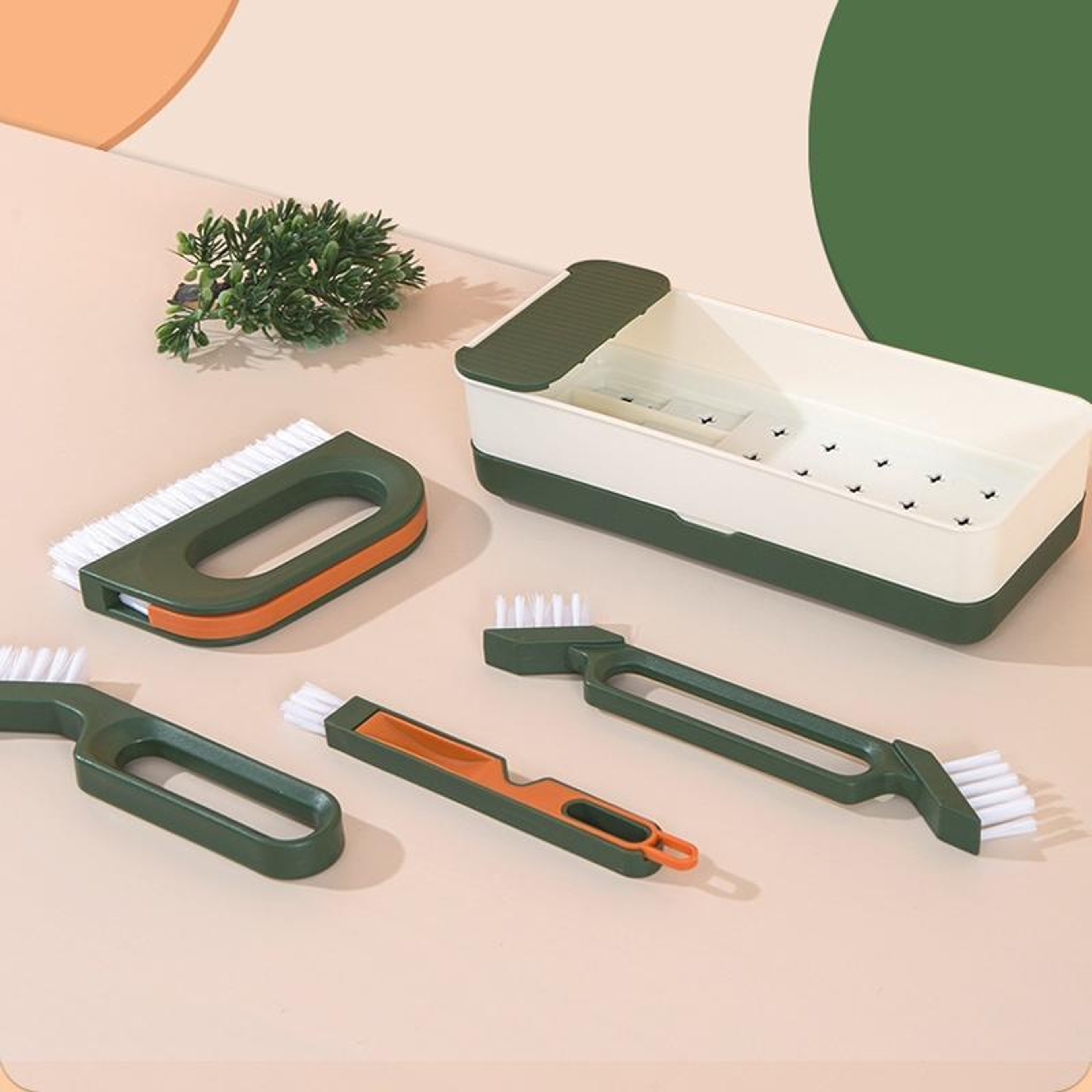 Gap Cleaning Brush Set Window Groove Tool Kitchen Crevice Cleaner – view 3