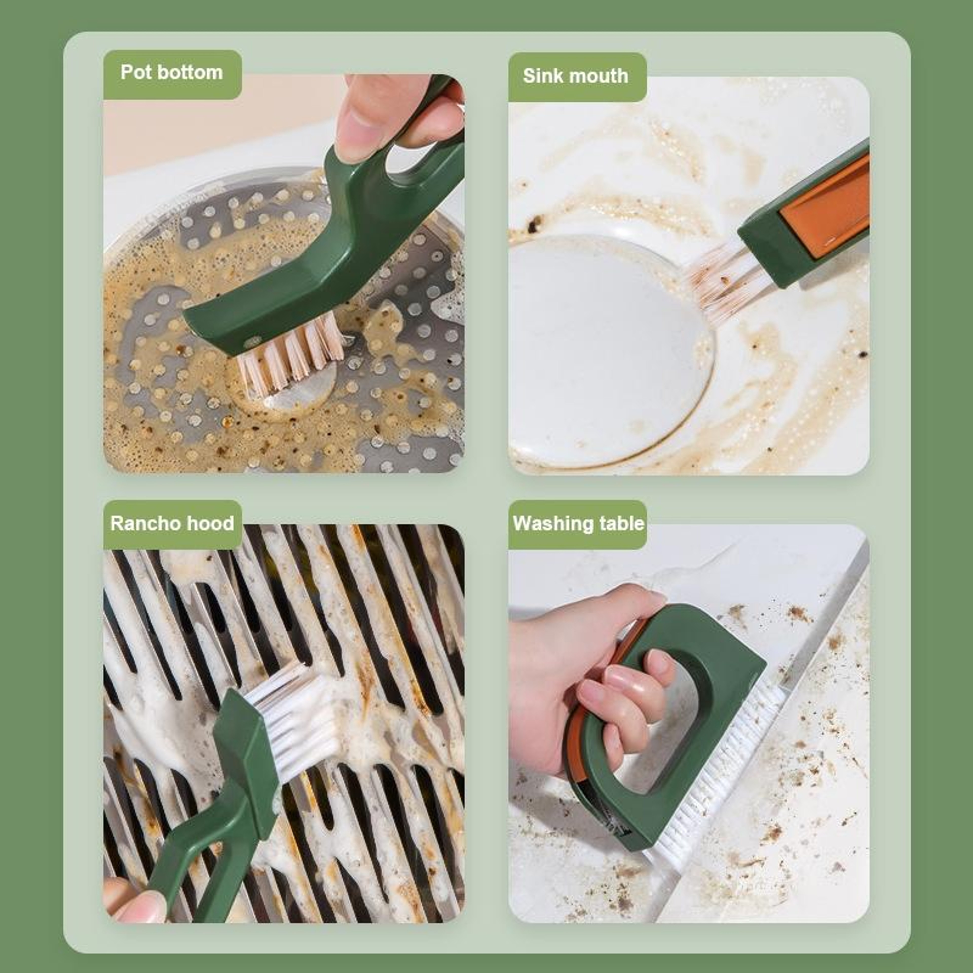 Gap Cleaning Brush Set Window Groove Tool Kitchen Crevice Cleaner – view 5