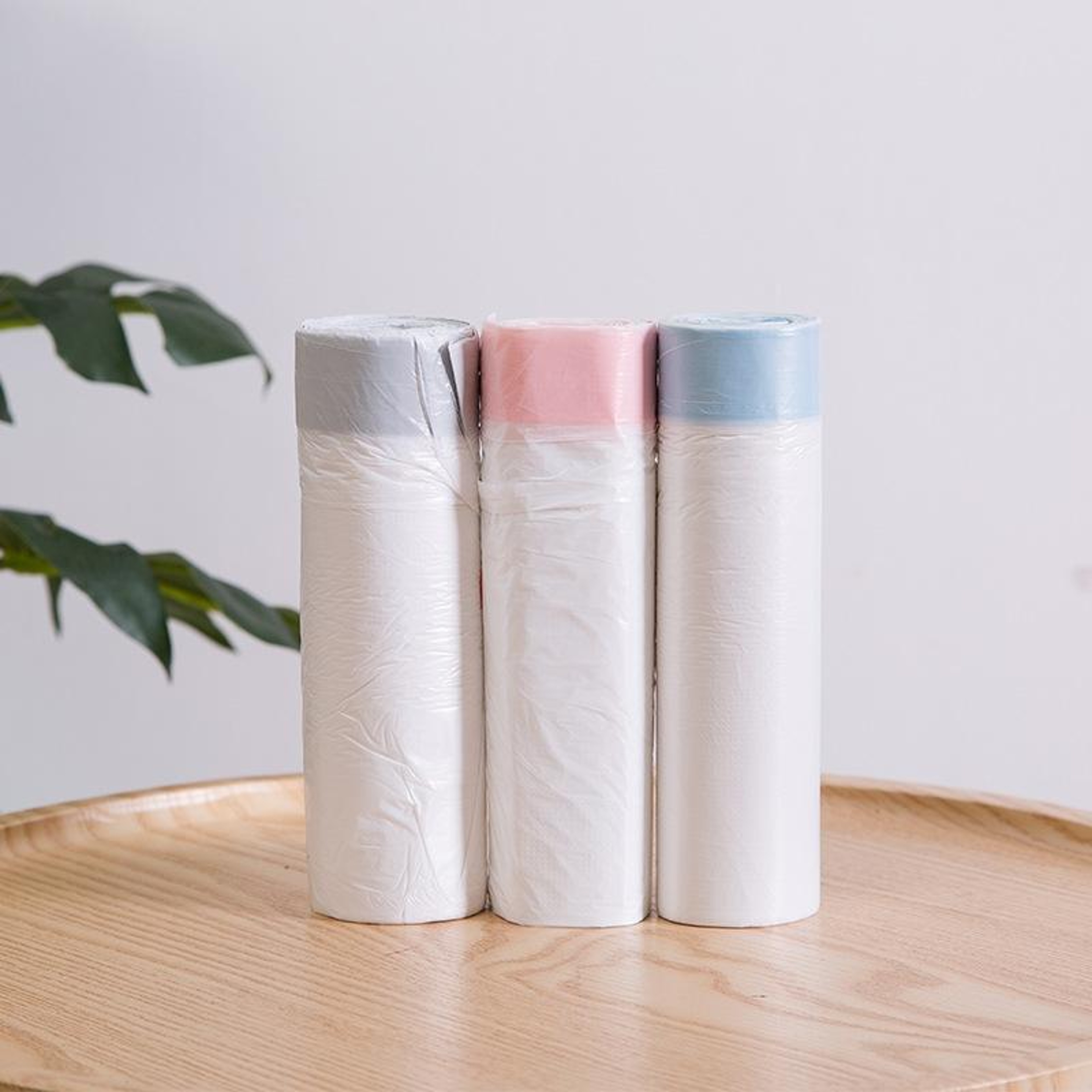 Drawstring Garbage Bags Thick Kitchen Leak Proof Automatic Closing Trash Bags – view 8