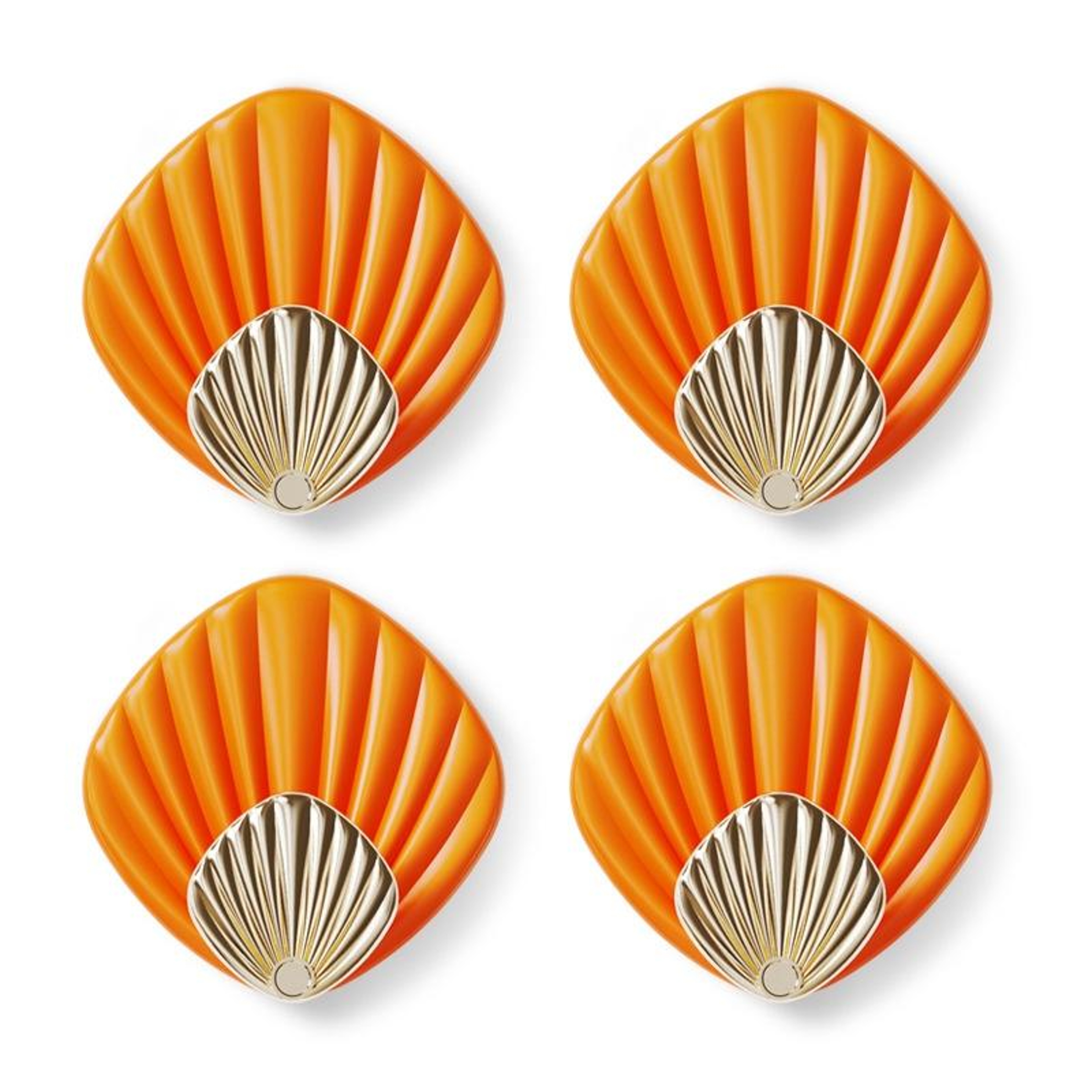 Seashell Adhesive Wall Hooks Set  No Drill Waterproof Bathroom  Kitchen Sticky Hooks 0