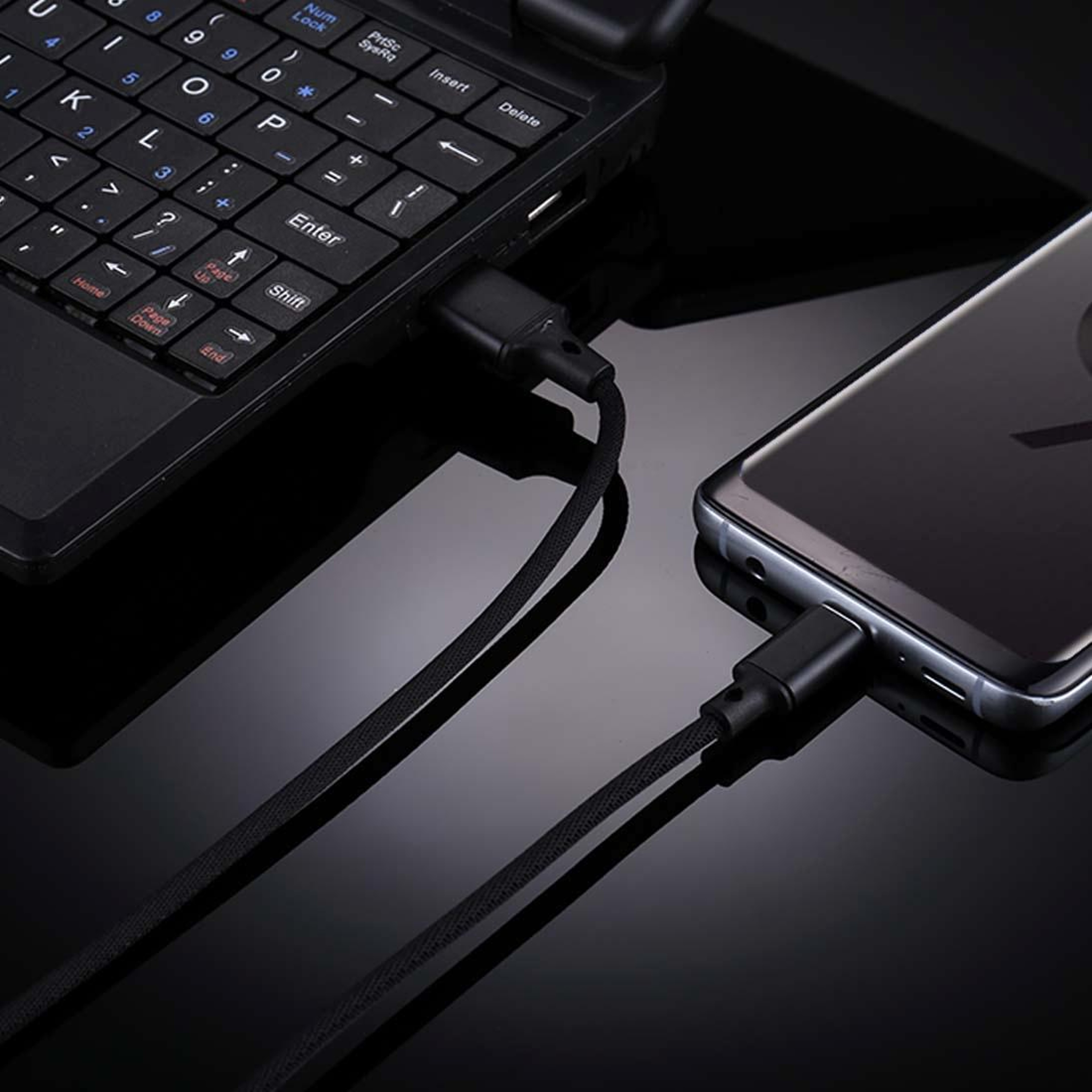 1m USB C Charging Cable Nylon Braided Fast Charging Type C Data Sync Cord 9